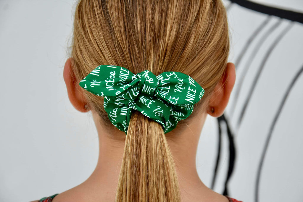 Naughty and Nice Scrunchie and Bow Collection