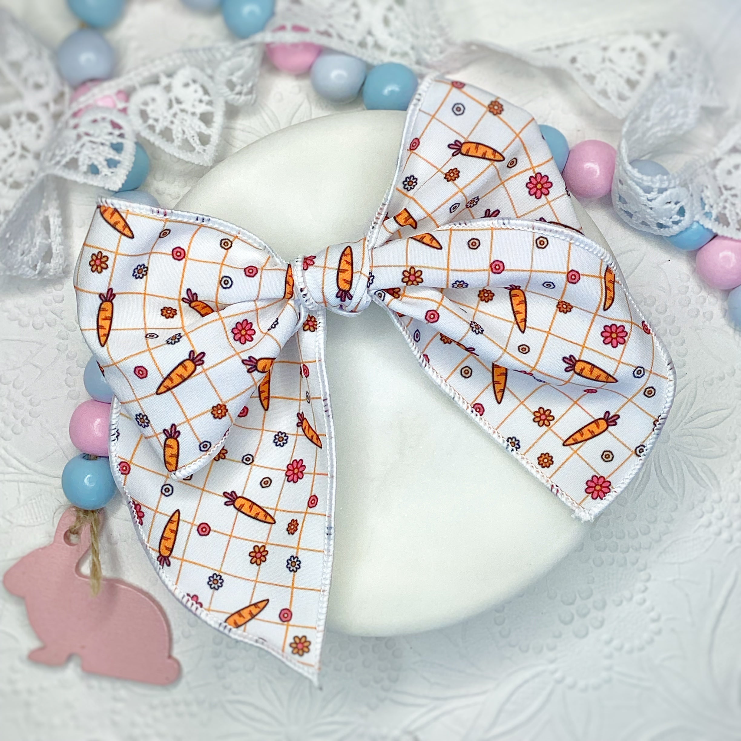 Carrot Patch Bow Strip and Scrunchie Collection