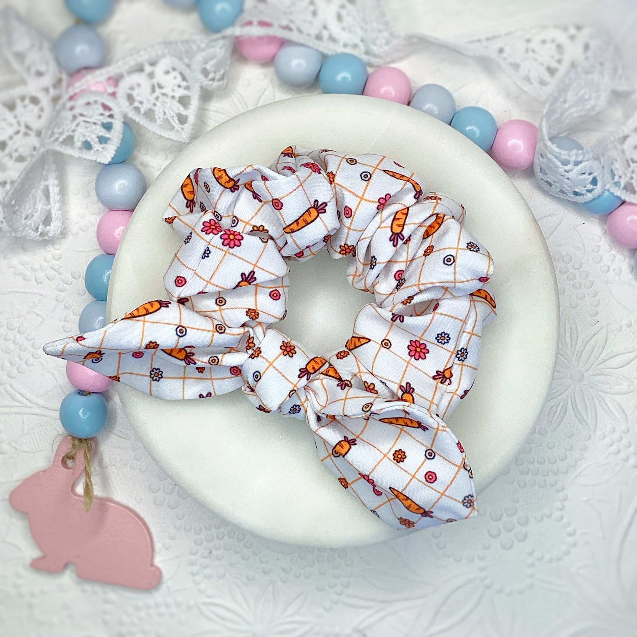 Carrot Patch Bow Strip and Scrunchie Collection