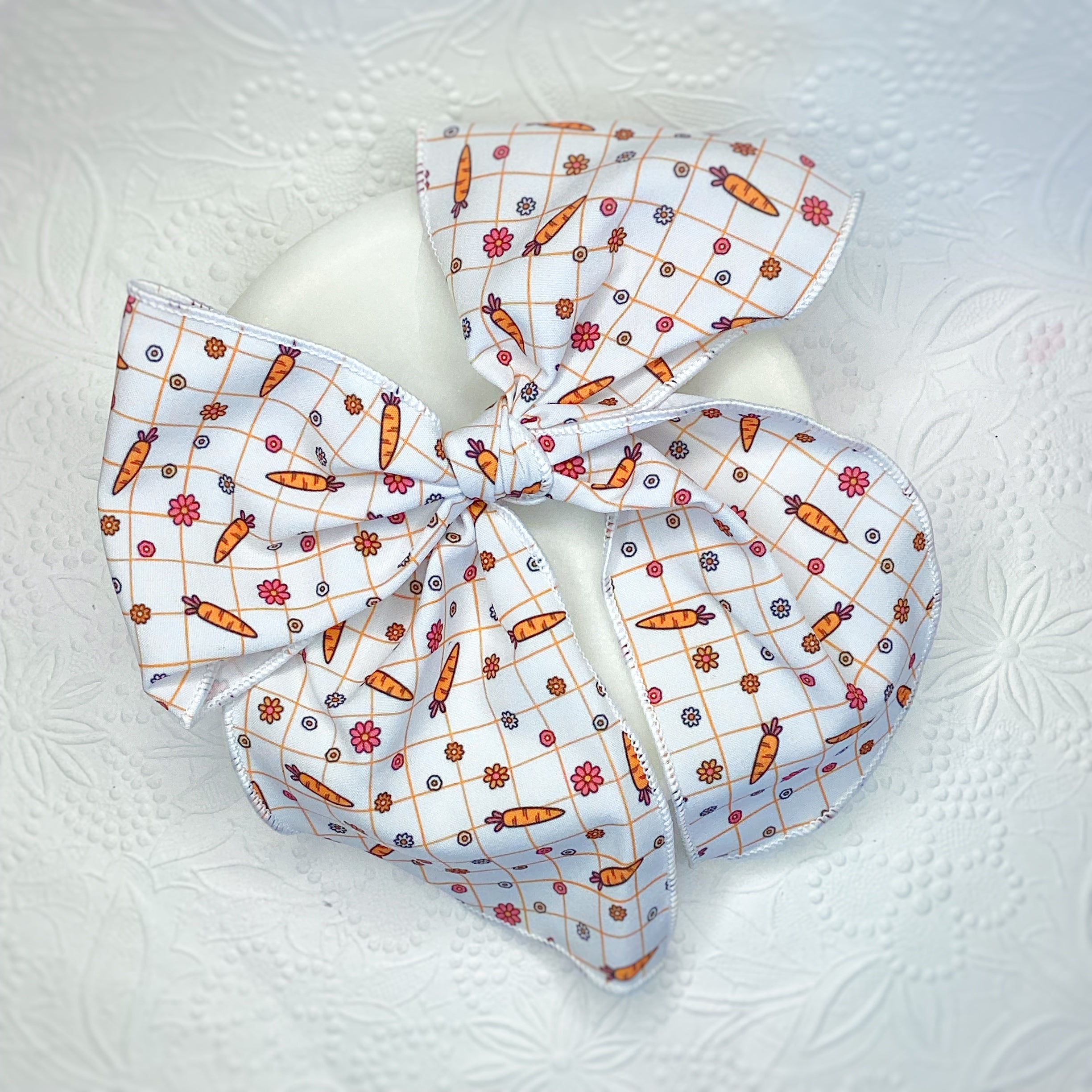 Carrot Patch Bow Strip and Scrunchie Collection