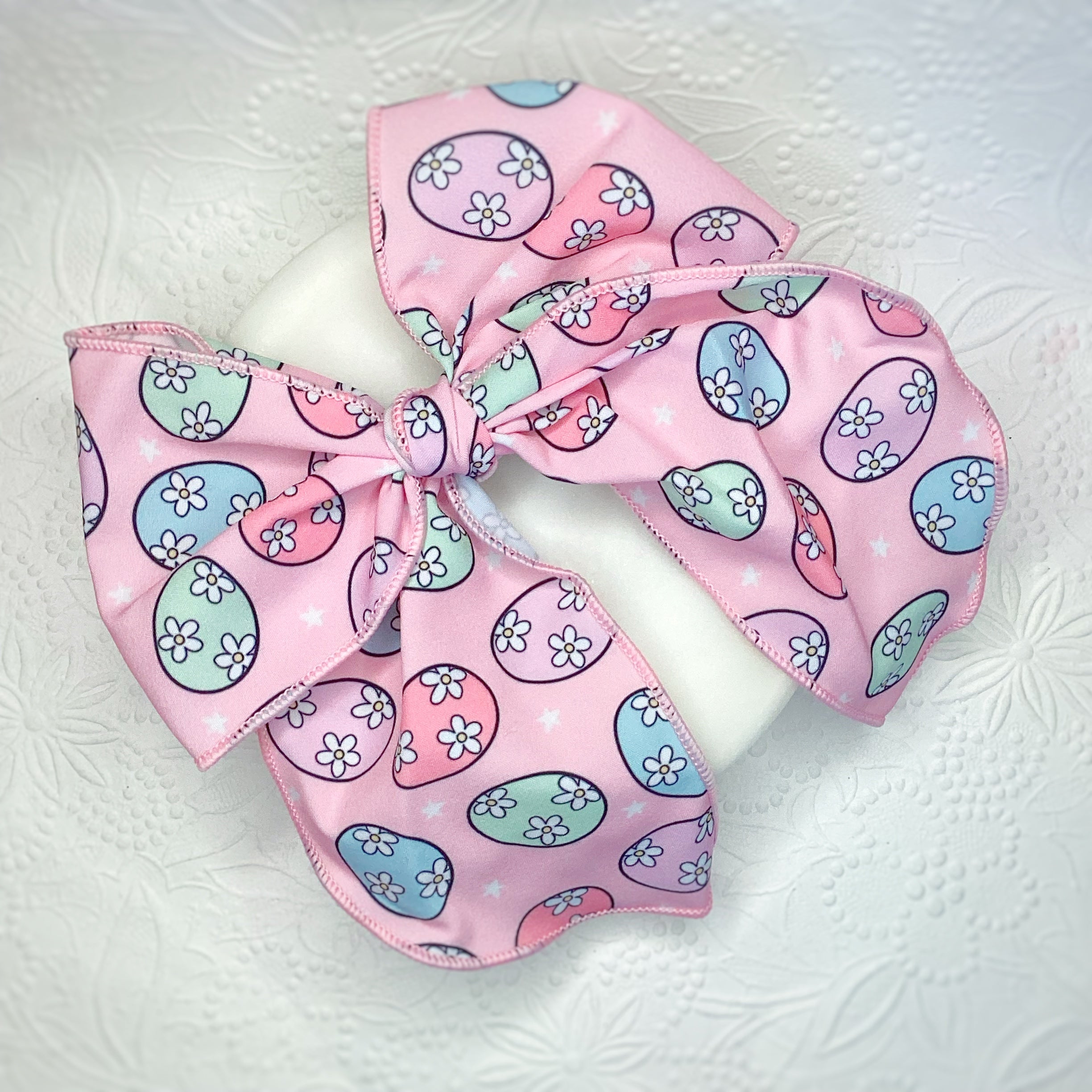 Easter Eggs Bow Strip, Headband, Baby Headwrap and Scrunchie Collection