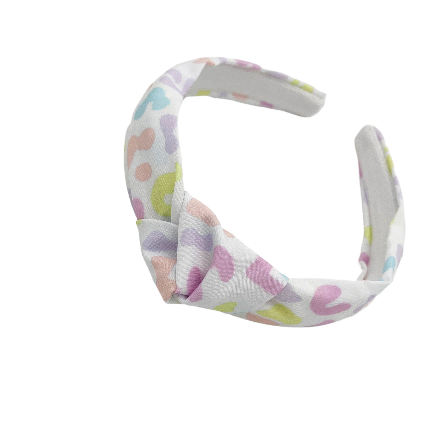 Pastel Leopard Scrunchie, Bow Strip and Headband Collection