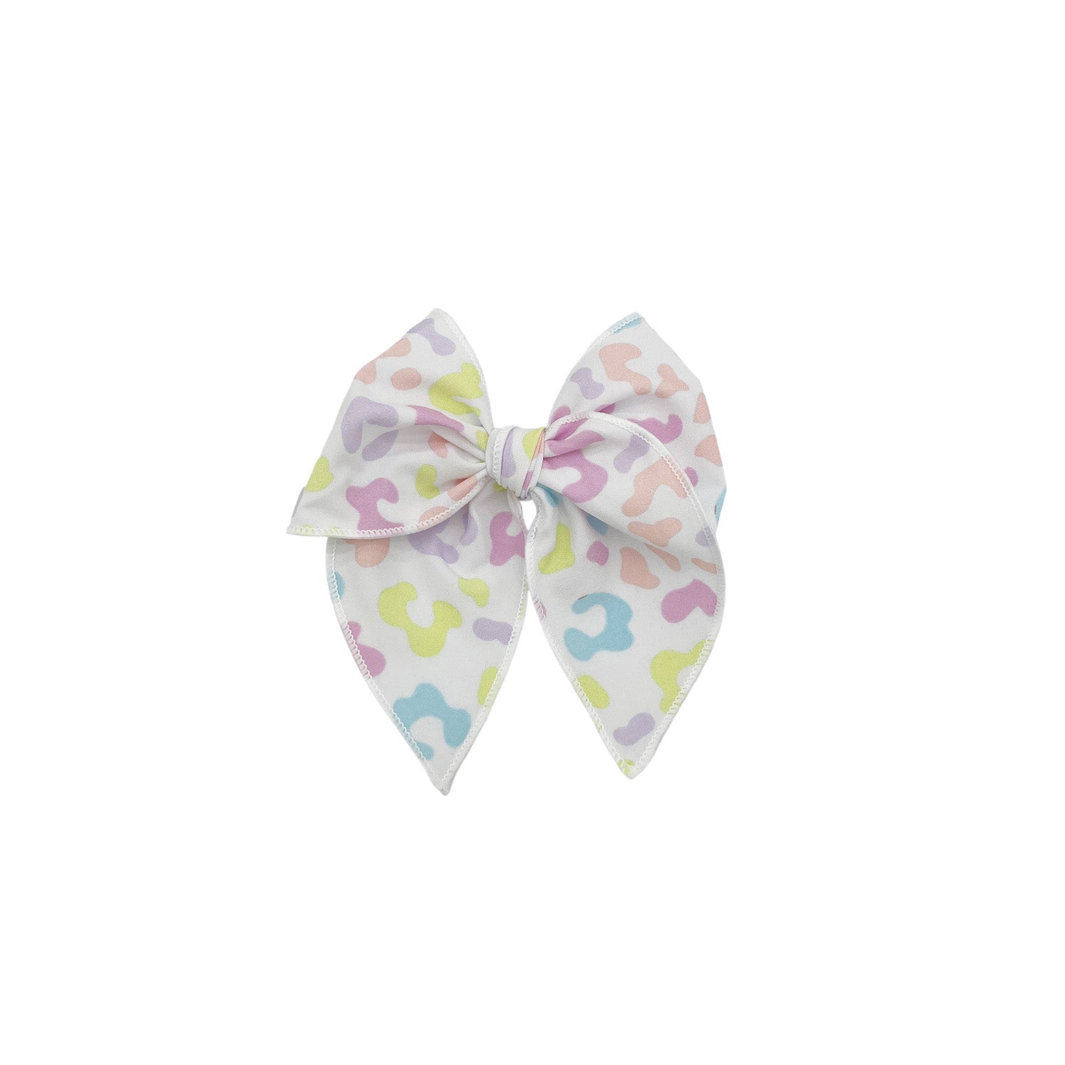 Pastel Leopard Scrunchie, Bow Strip and Headband Collection