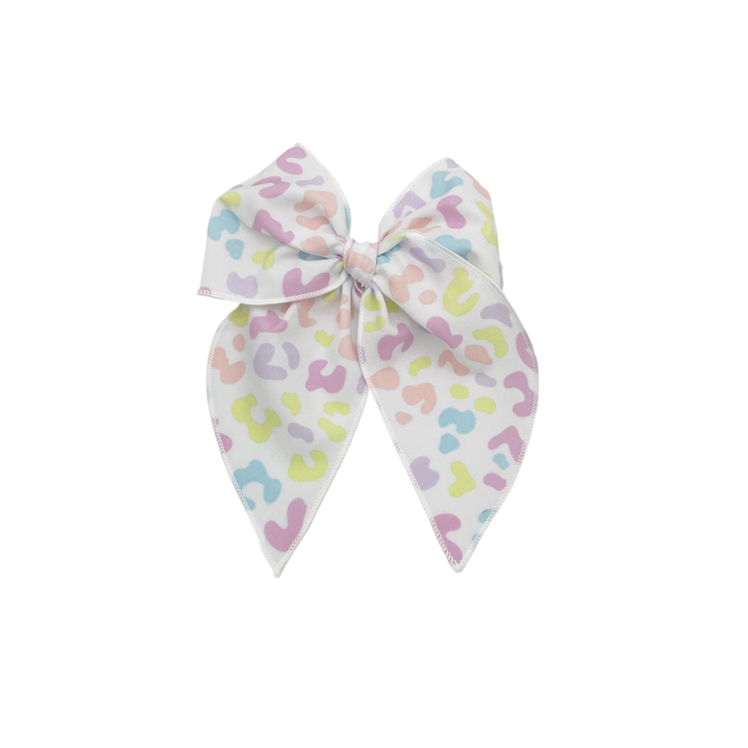 Pastel Leopard Scrunchie, Bow Strip and Headband Collection