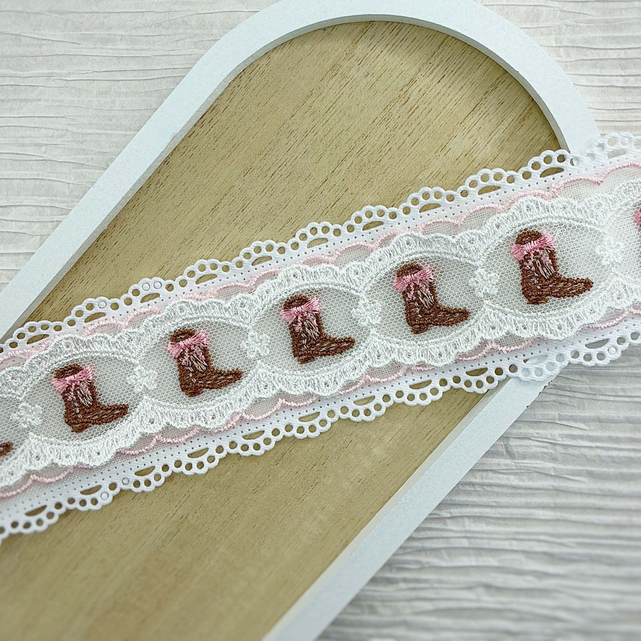 Cowgirl Boots Bow Lace - RTS