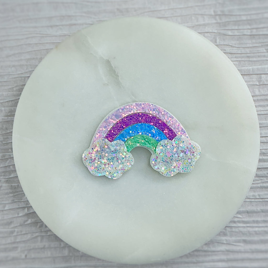Pastel Rainbow Precut Bow Centers