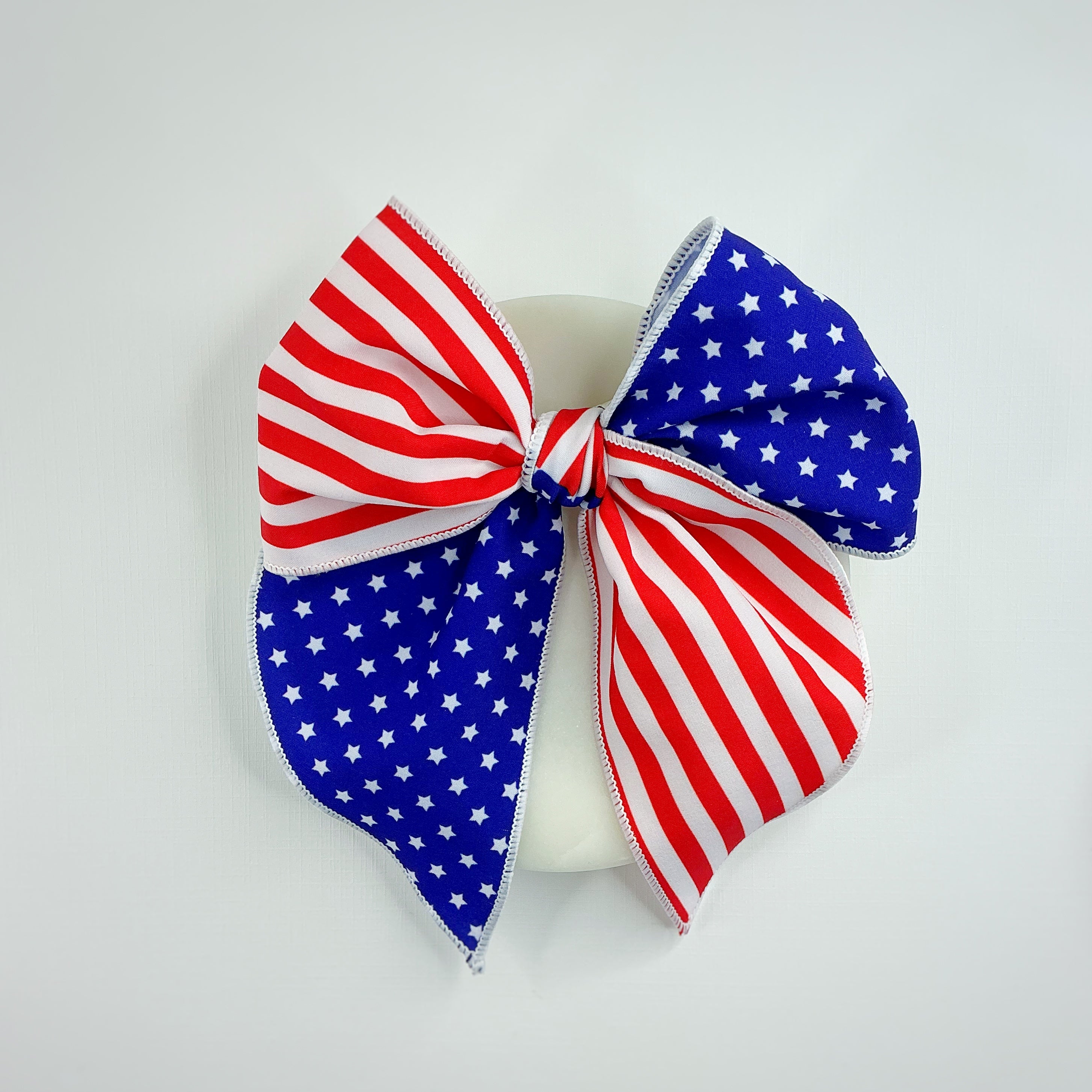 Stars and Stripes Pre-Tied Bow Strip and Scrunchie Collection