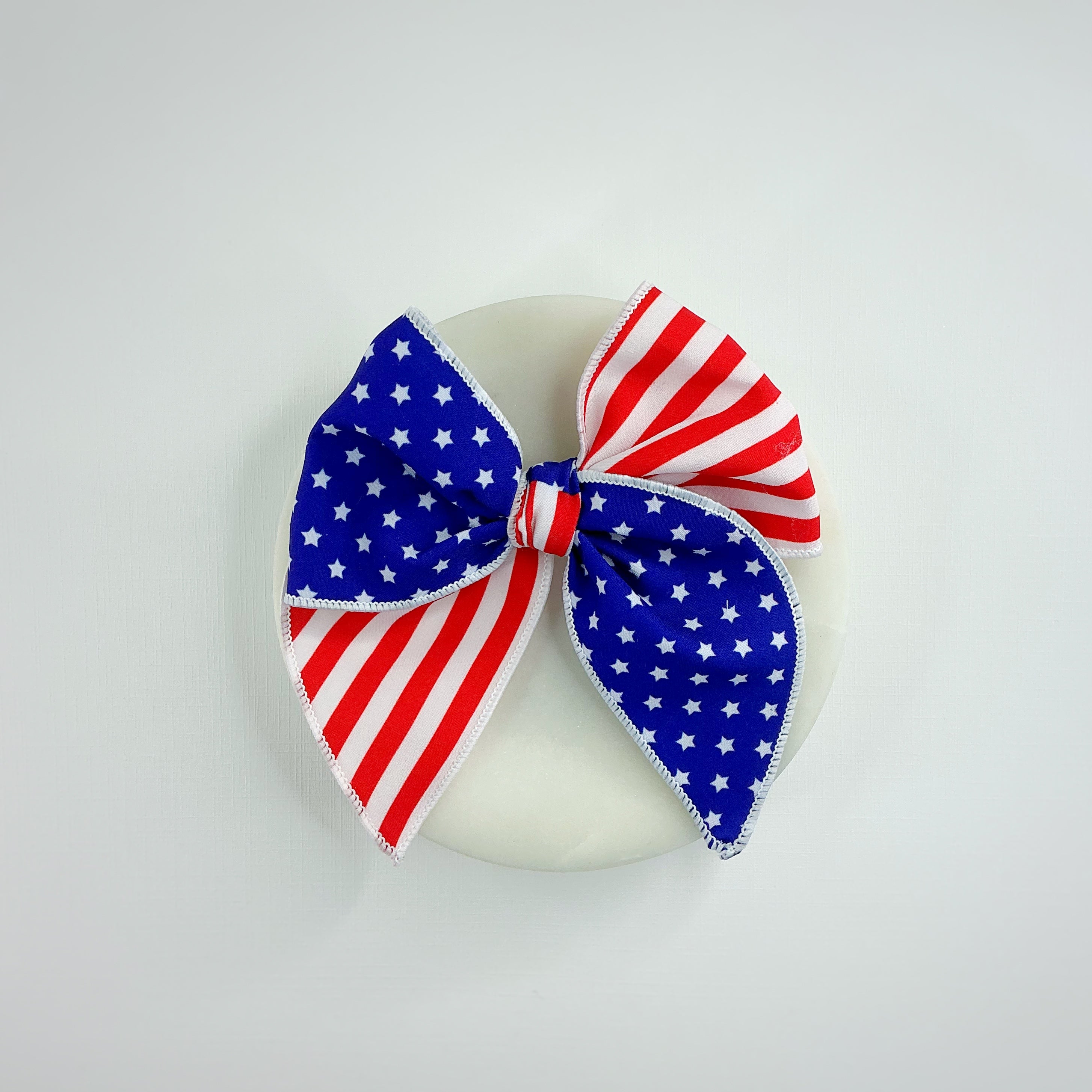 Stars and Stripes Pre-Tied Bow Strip and Scrunchie Collection