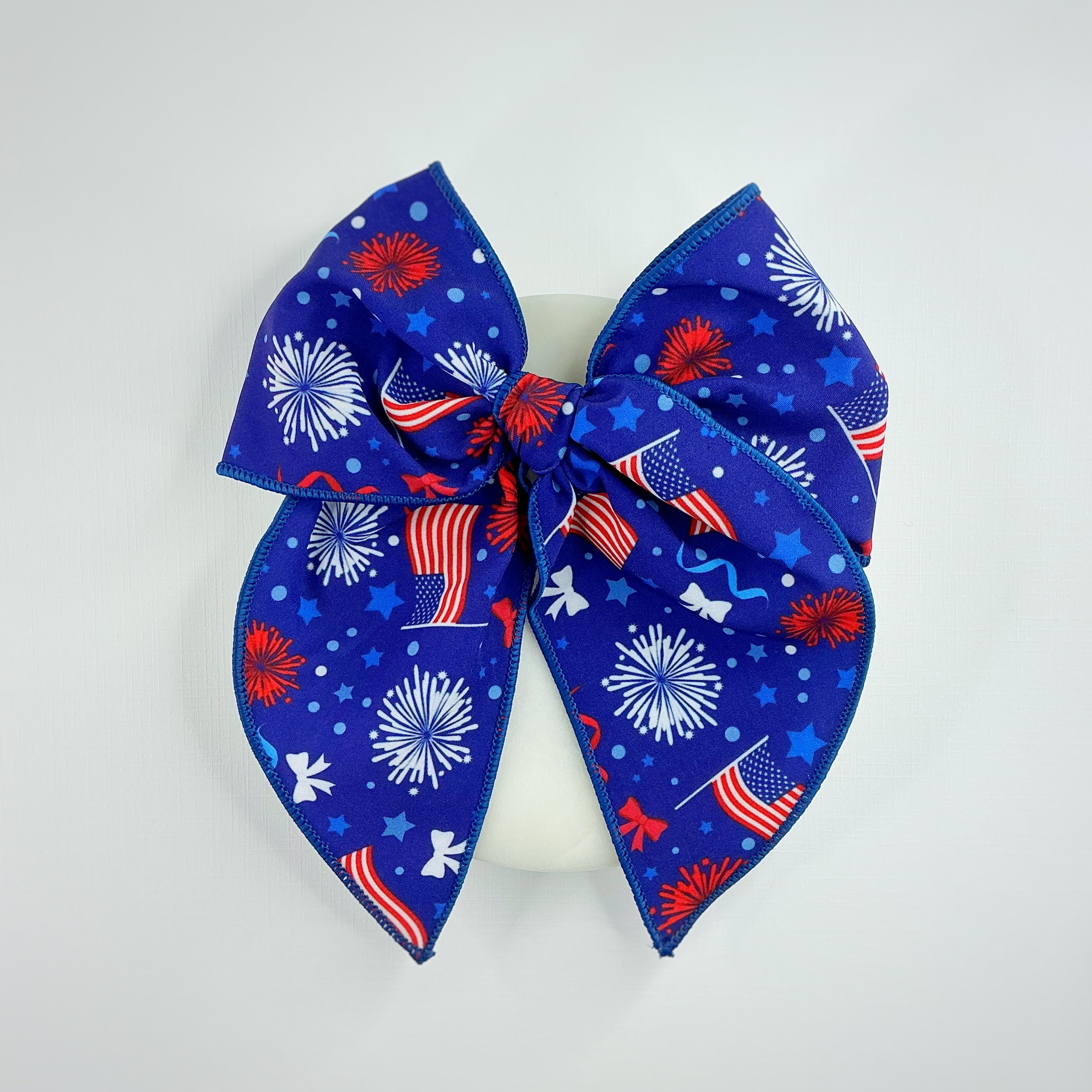 Festive Fourth of July Pre-Tied Bow Strip Collection