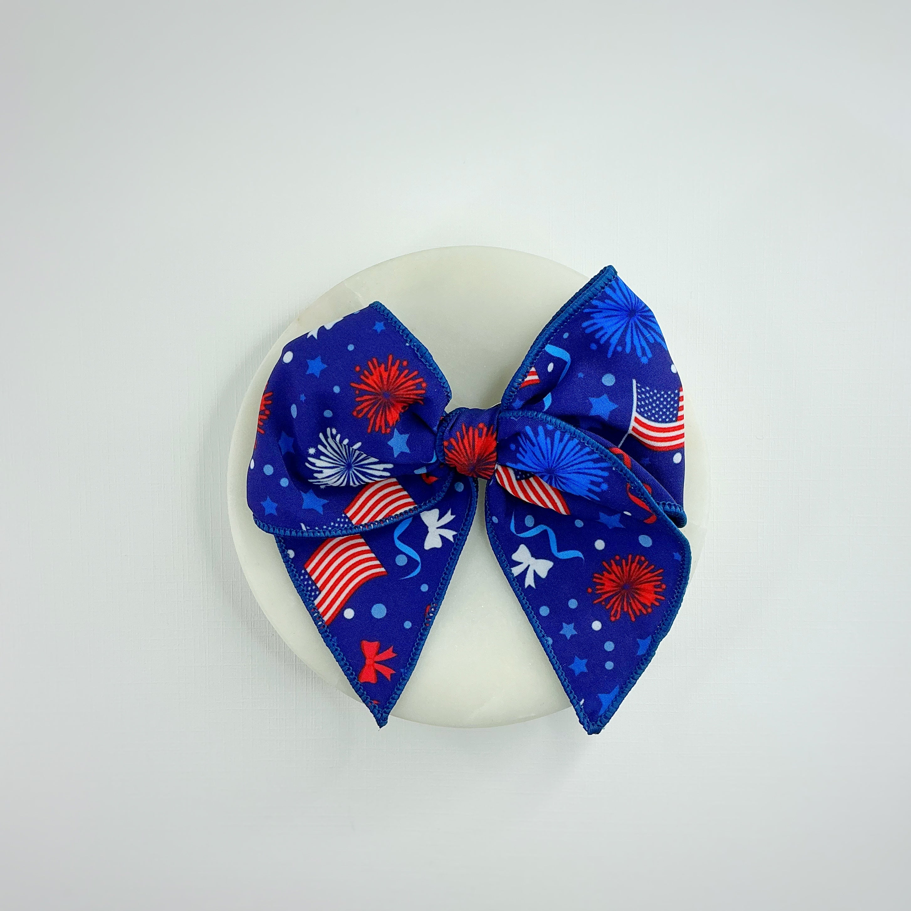 Festive Fourth of July Pre-Tied Bow Strip Collection