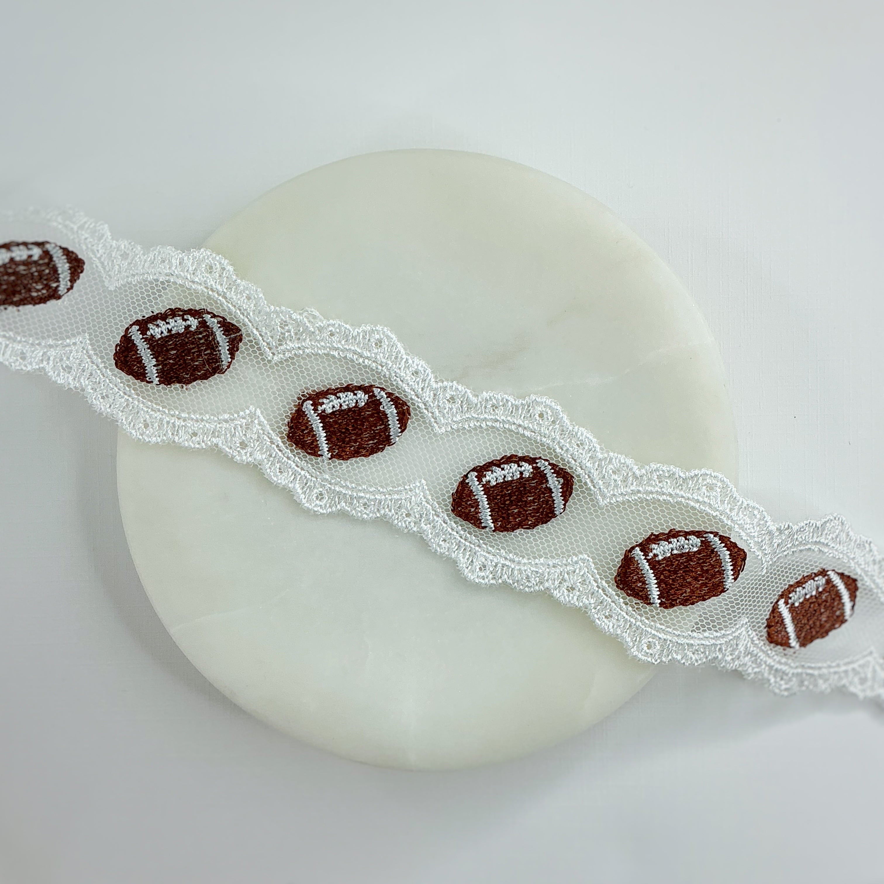 Football Bow Lace - RTS