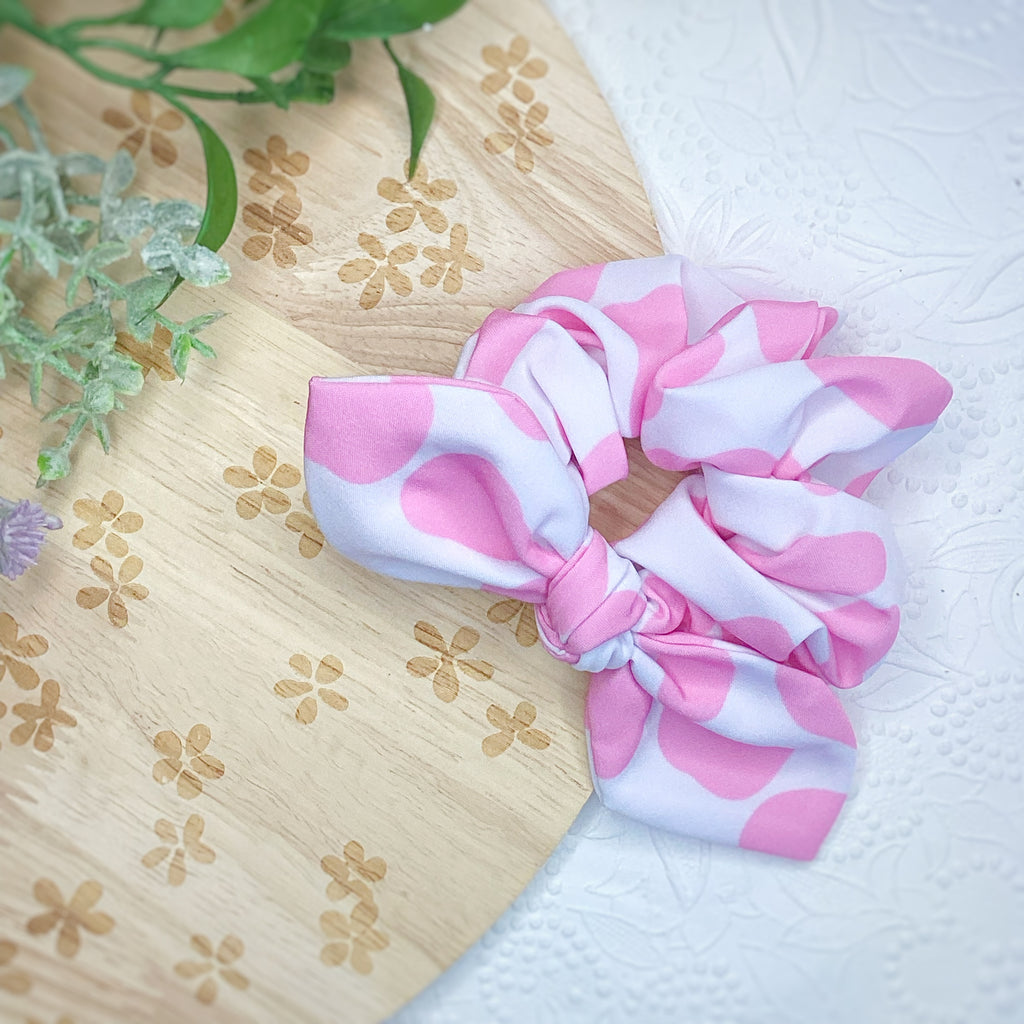 Strawberry Cow Quinn Scrunchie, Headband and Bow Collection