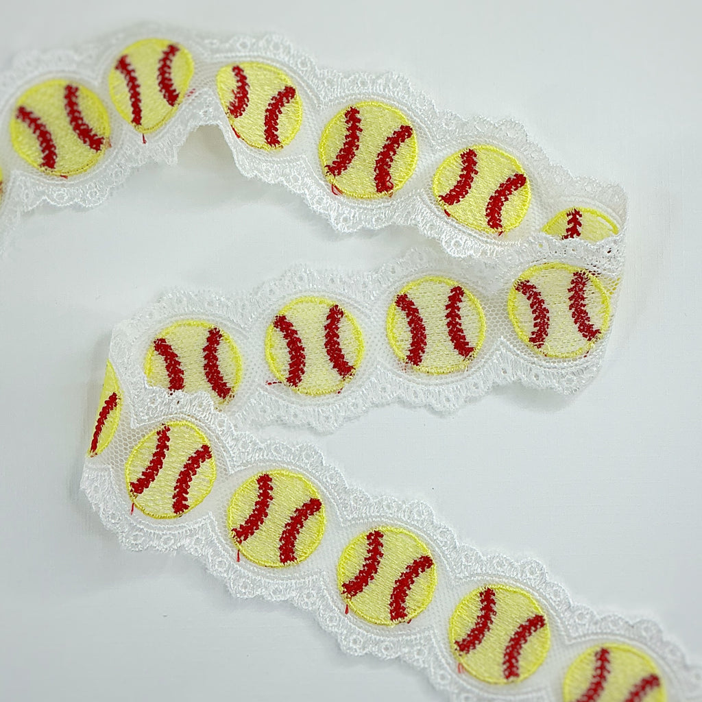 Softball Bow Lace - RTS