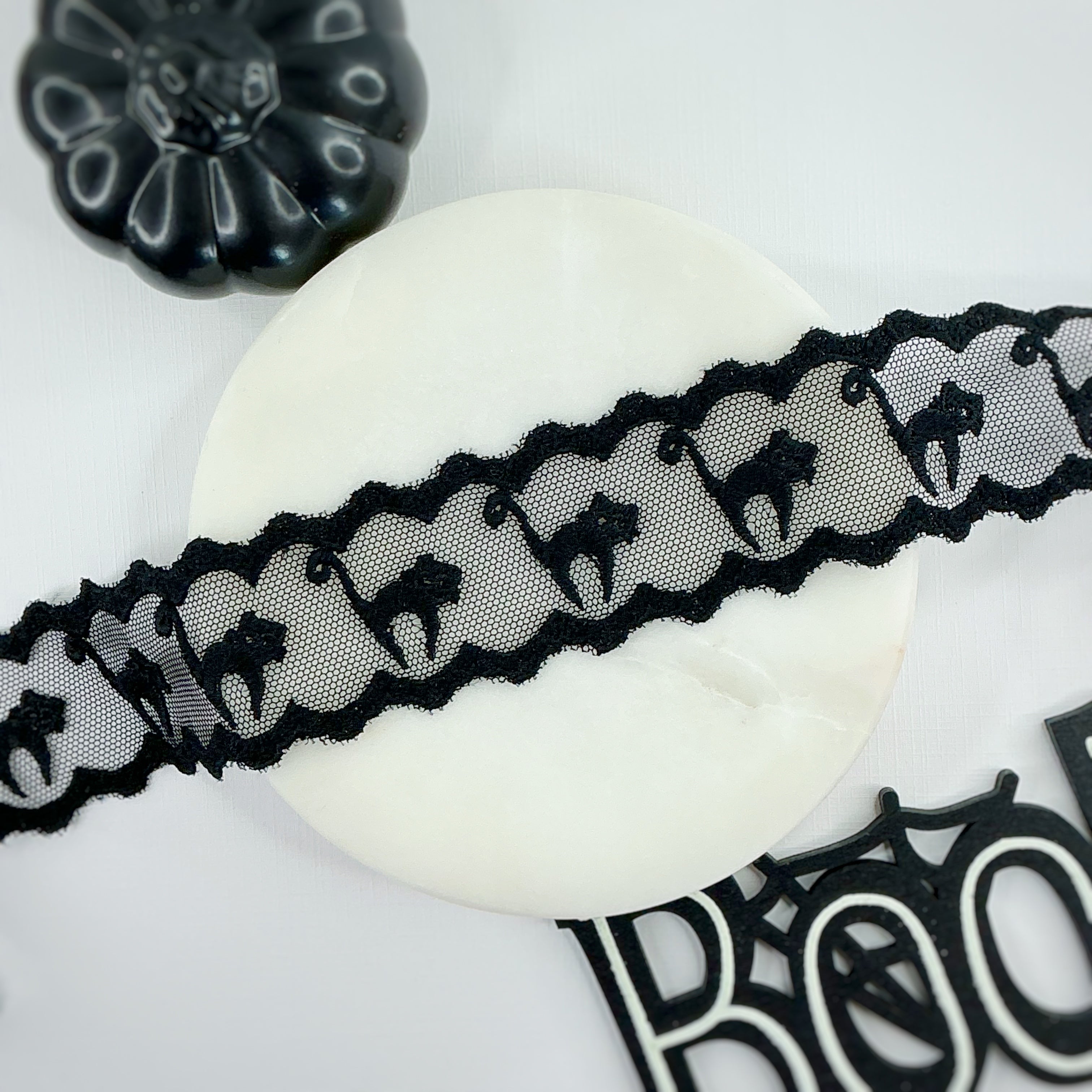 Custom Halloween Lace Trim- RTS