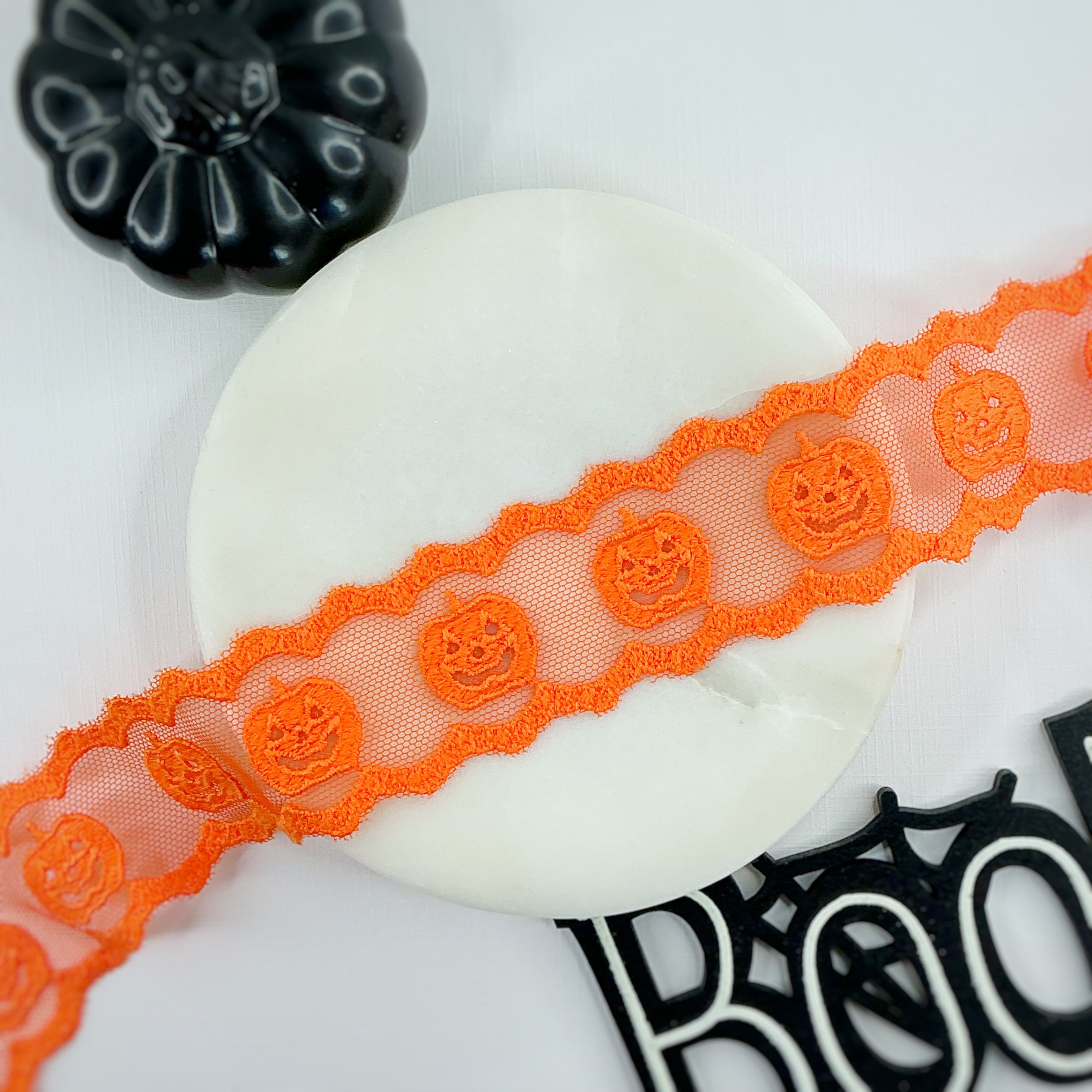 Custom Halloween Lace Trim- RTS