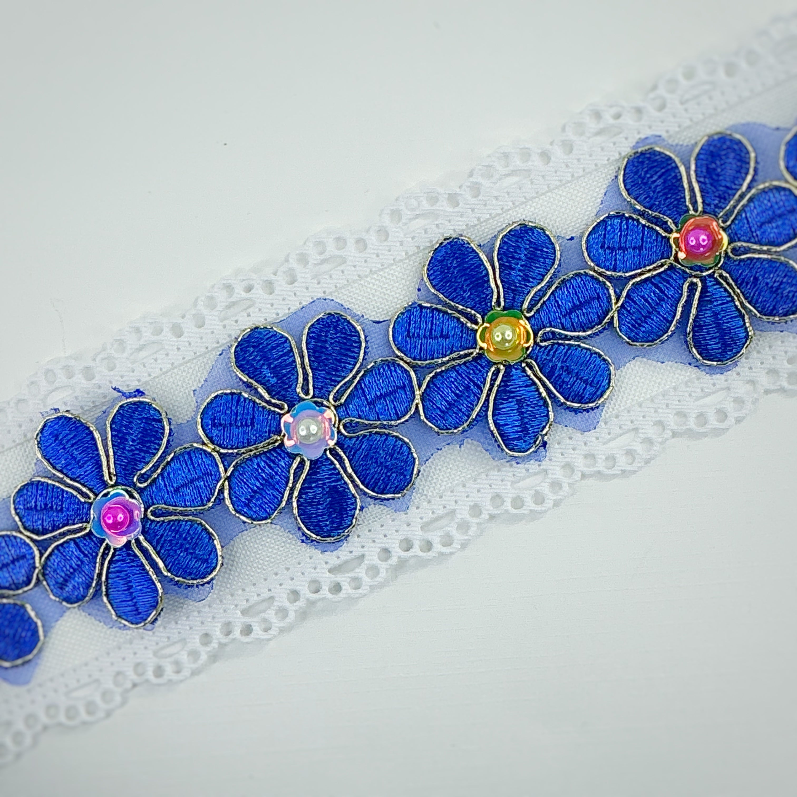 Bright Floral Lace Trim Collection