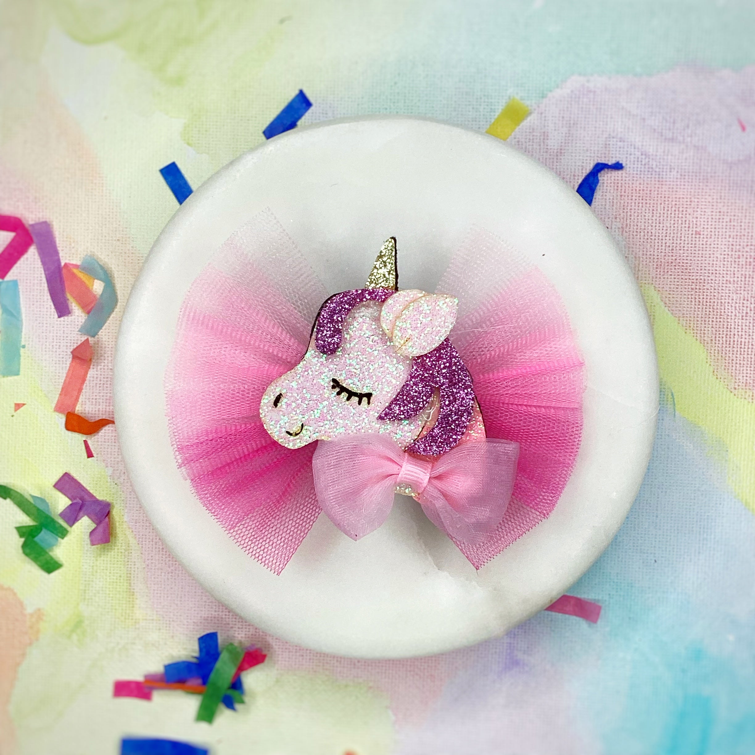 Unicorn Tulle Bows