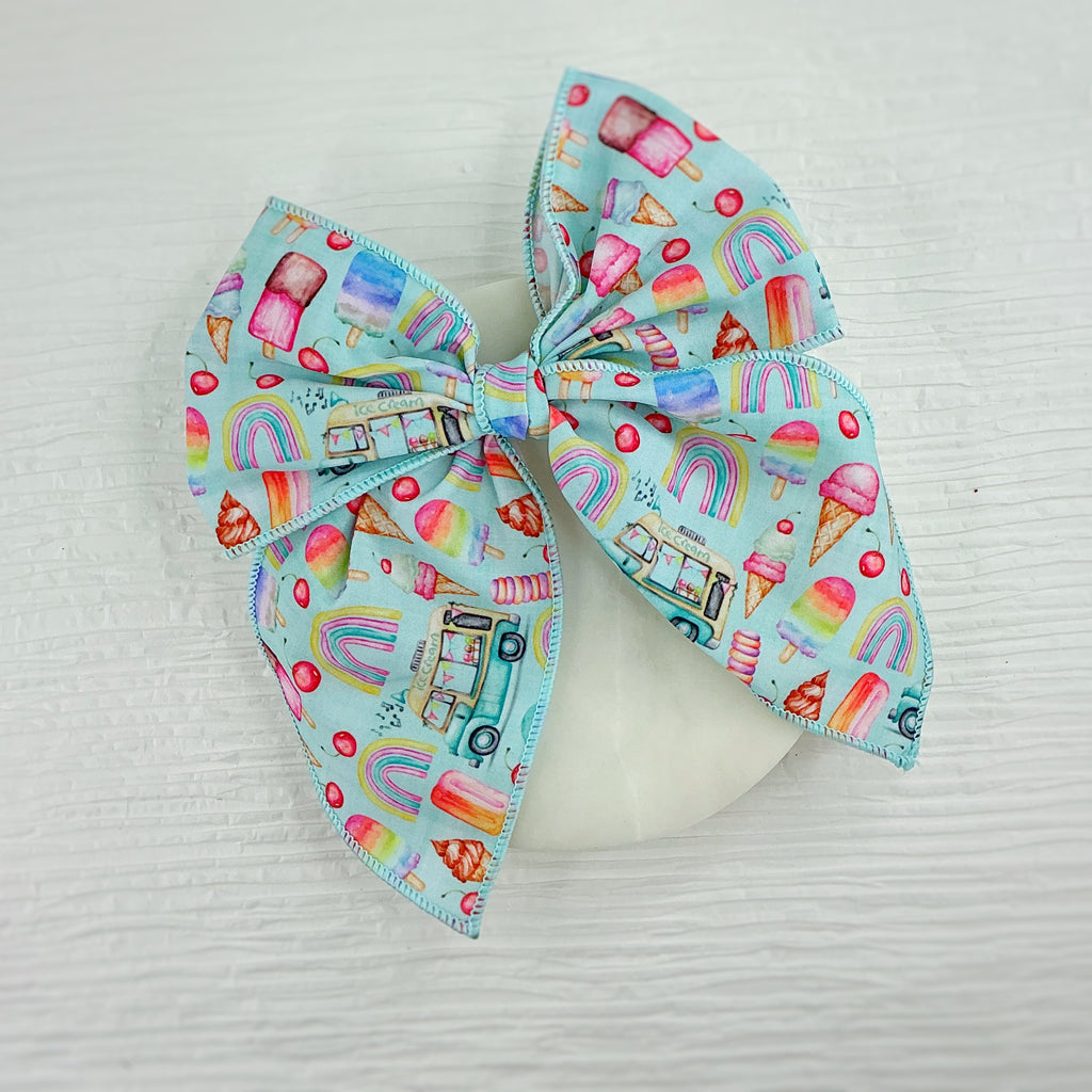 Ice Cream Truck Pre-Tied Bow Strip Collection