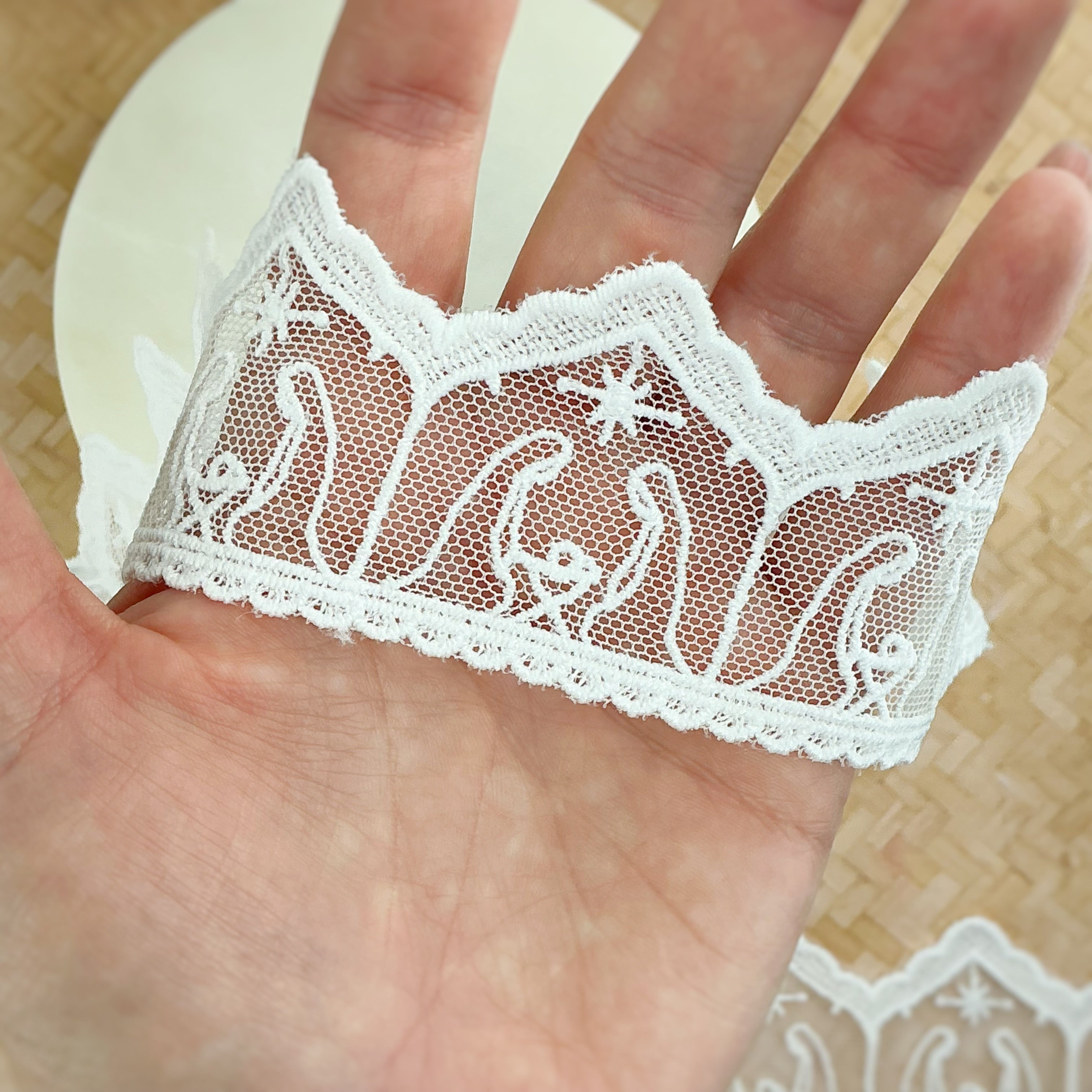 Custom Nativity Delicate Lace Trim- RTS