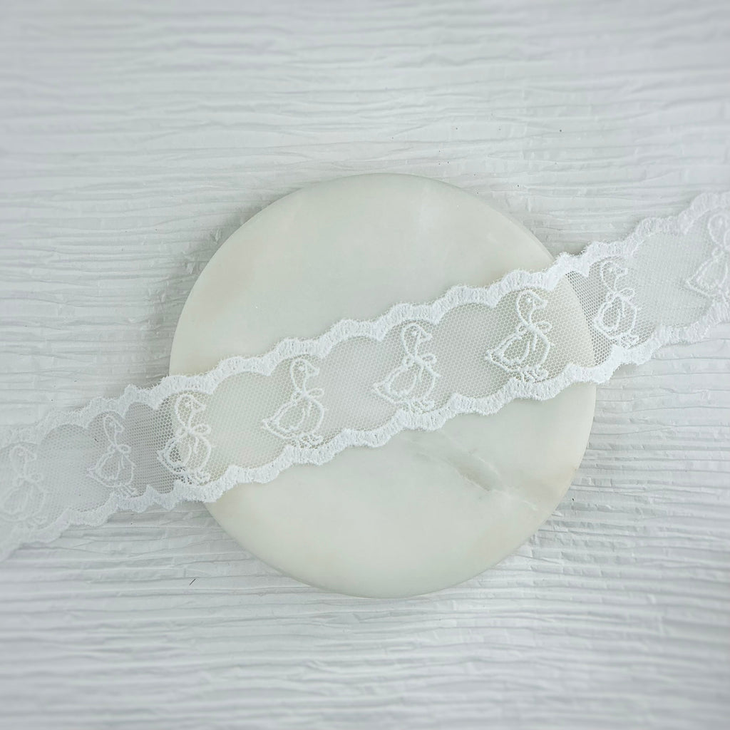 Custom Dainty Goose Lace Trim- RTS