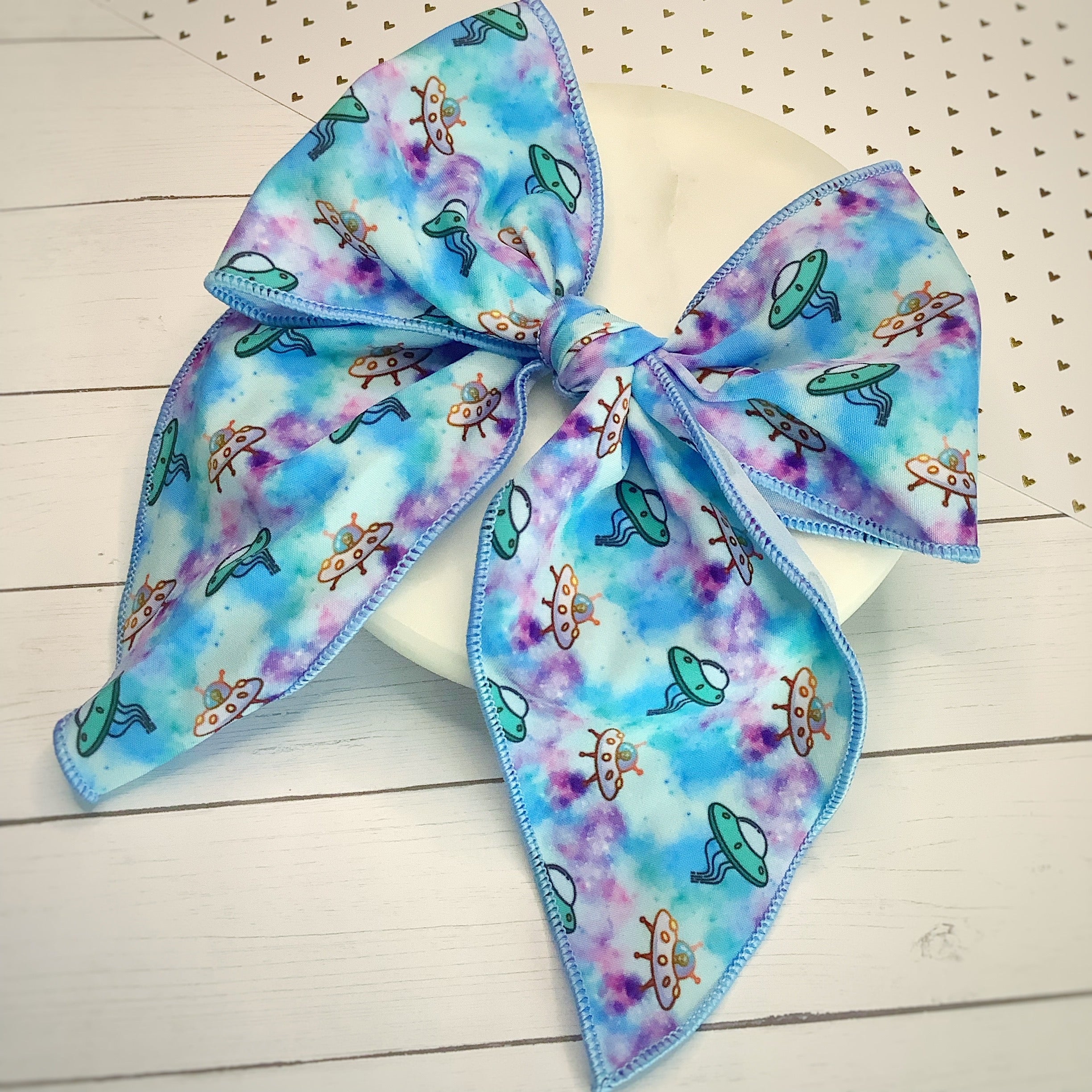 Extraterrestrials Bow Strip and Scrunchie Collection