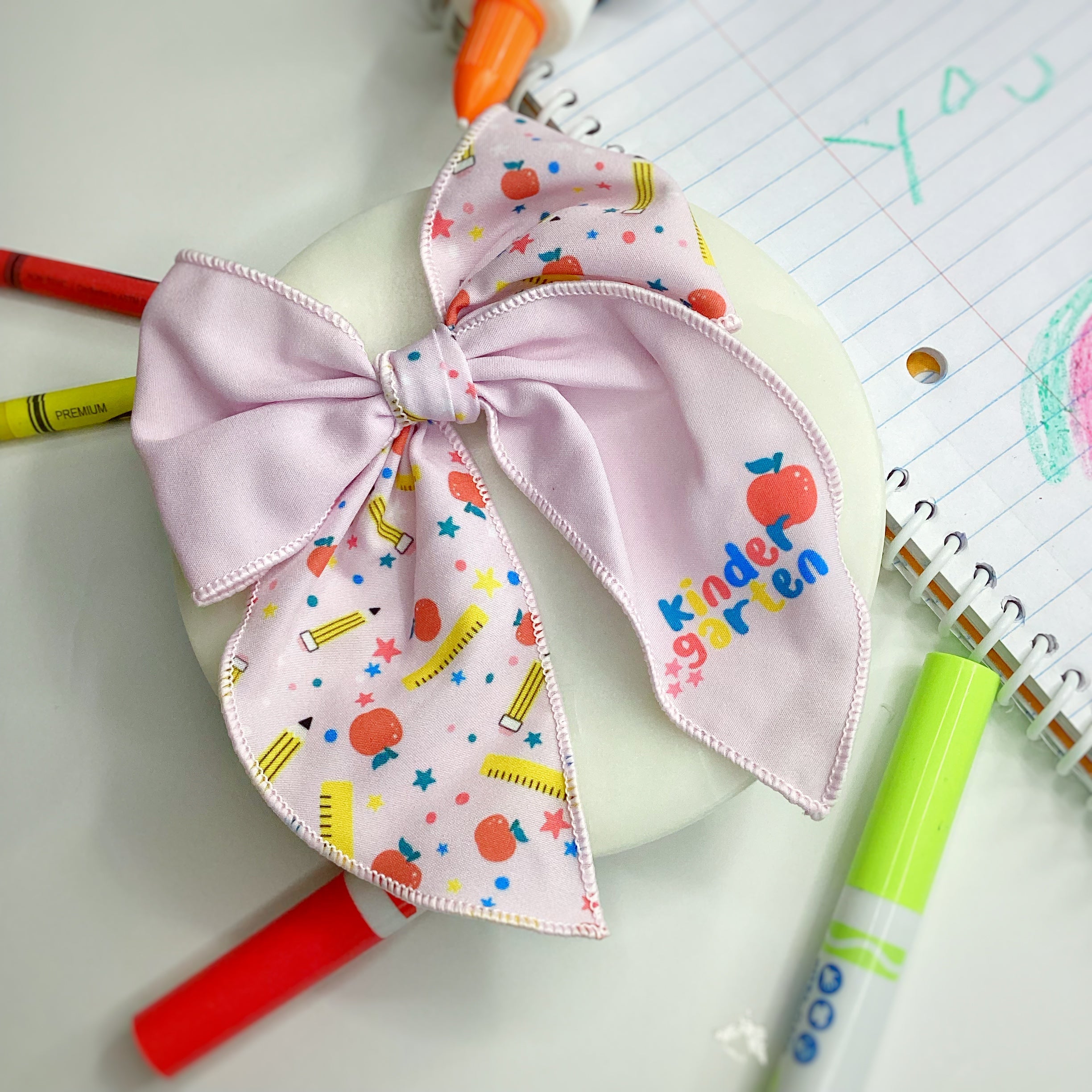 Kindergarten Pre-Tied Bow Strips