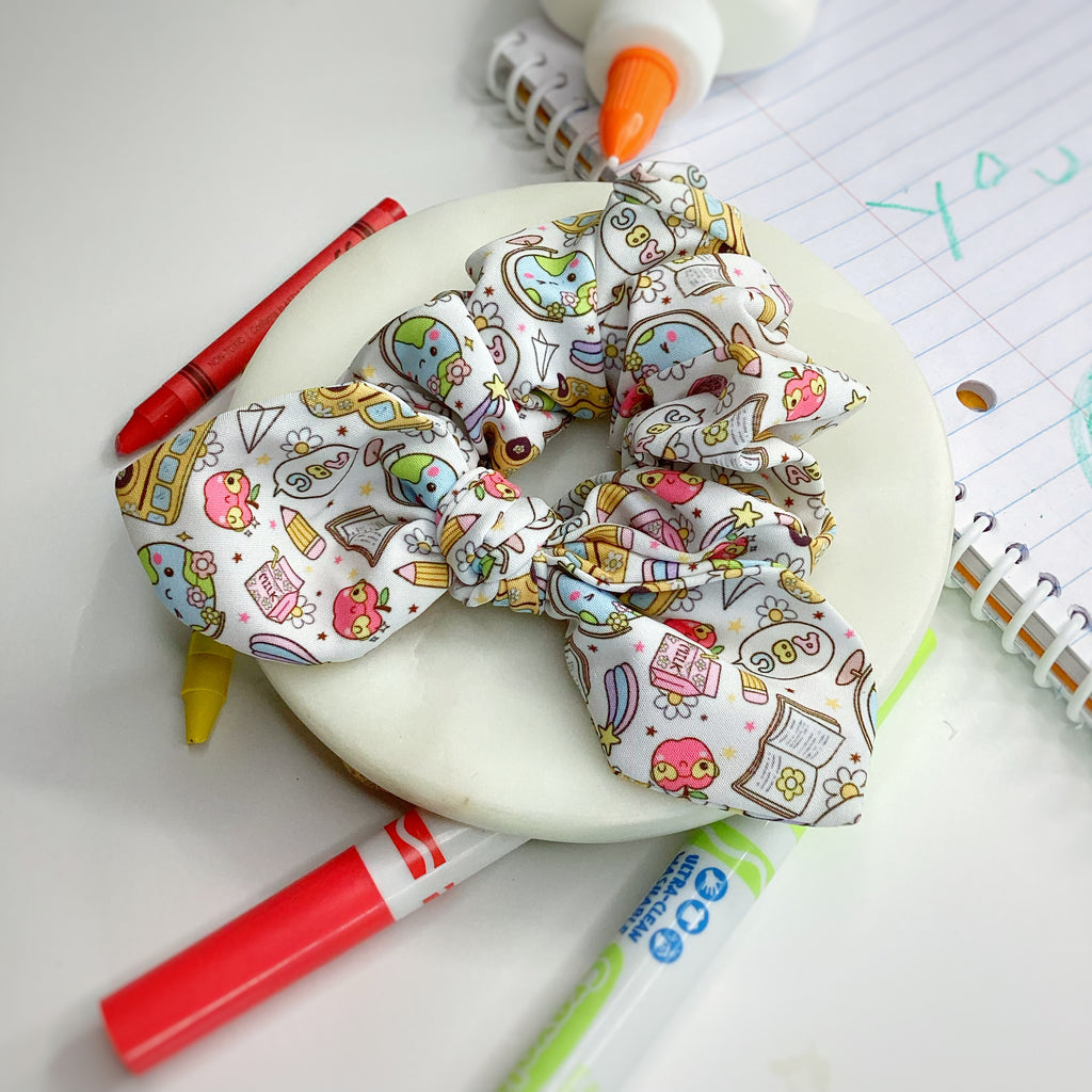 Cutesy School Quinn Scrunchie, Headband and Bow Collection