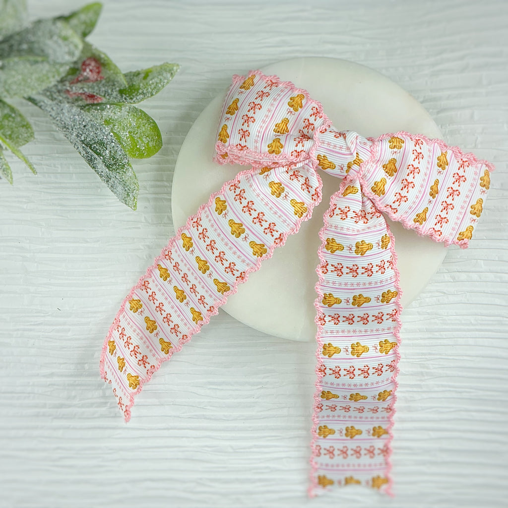 Christmas Collection Finished Moonstitch Bows