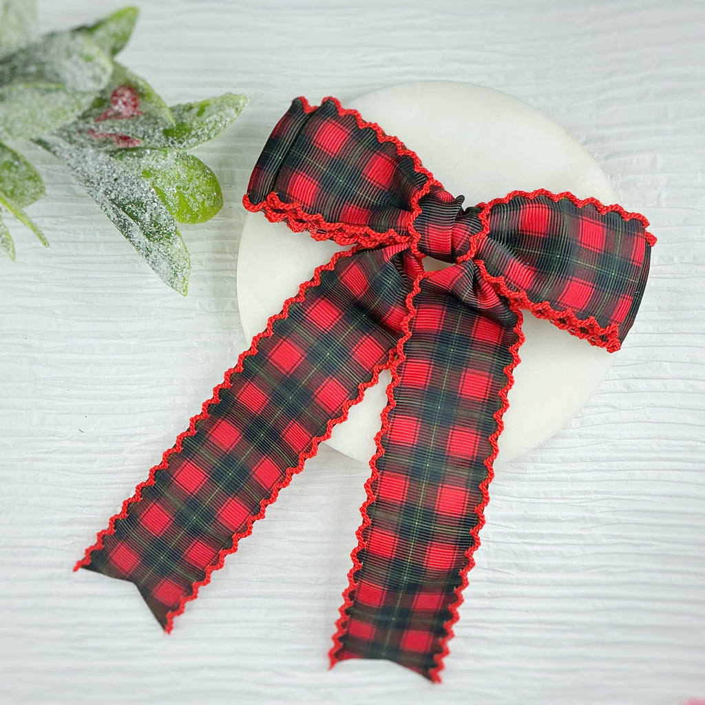 Christmas Collection Finished Moonstitch Bows