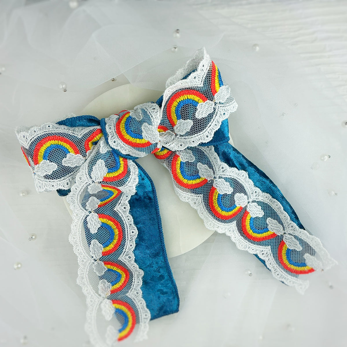 Tie-it-Yourself Velvet Bow Strips with Clip Included