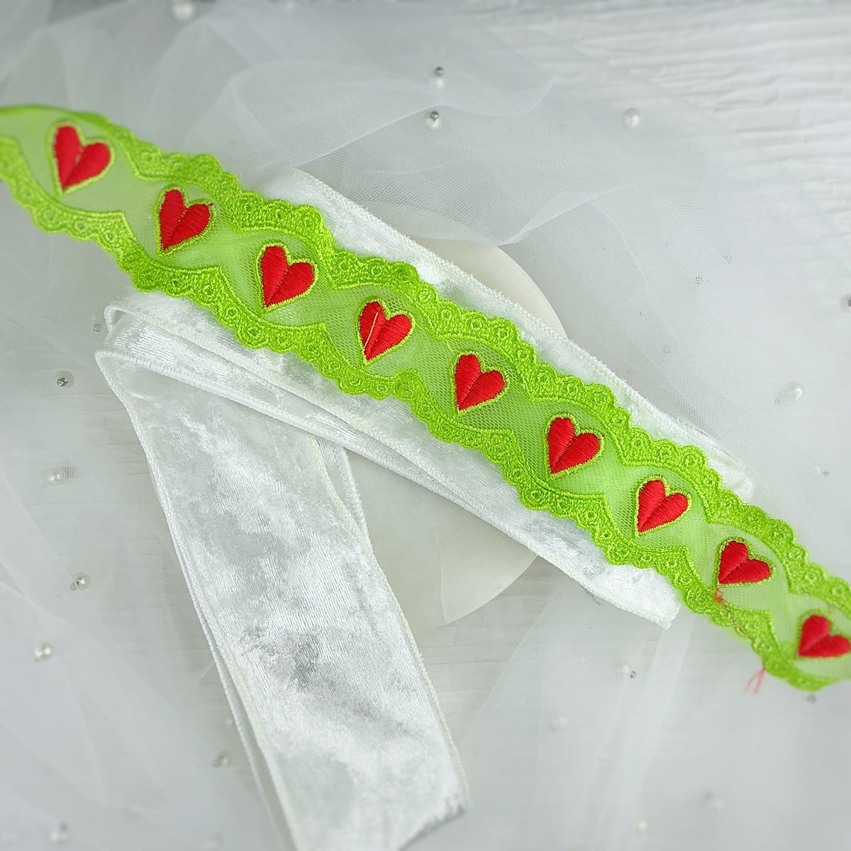 Tie-it-Yourself Velvet Bow Strips with Clip Included