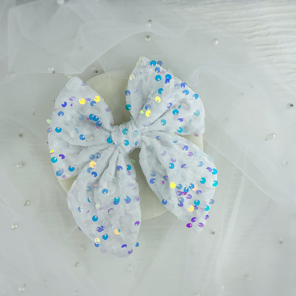 Winter Sequin Velvet Bow Collection