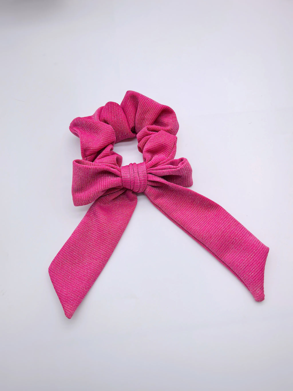 Pink and Red Solids Bow Strip and Scrunchie Collection