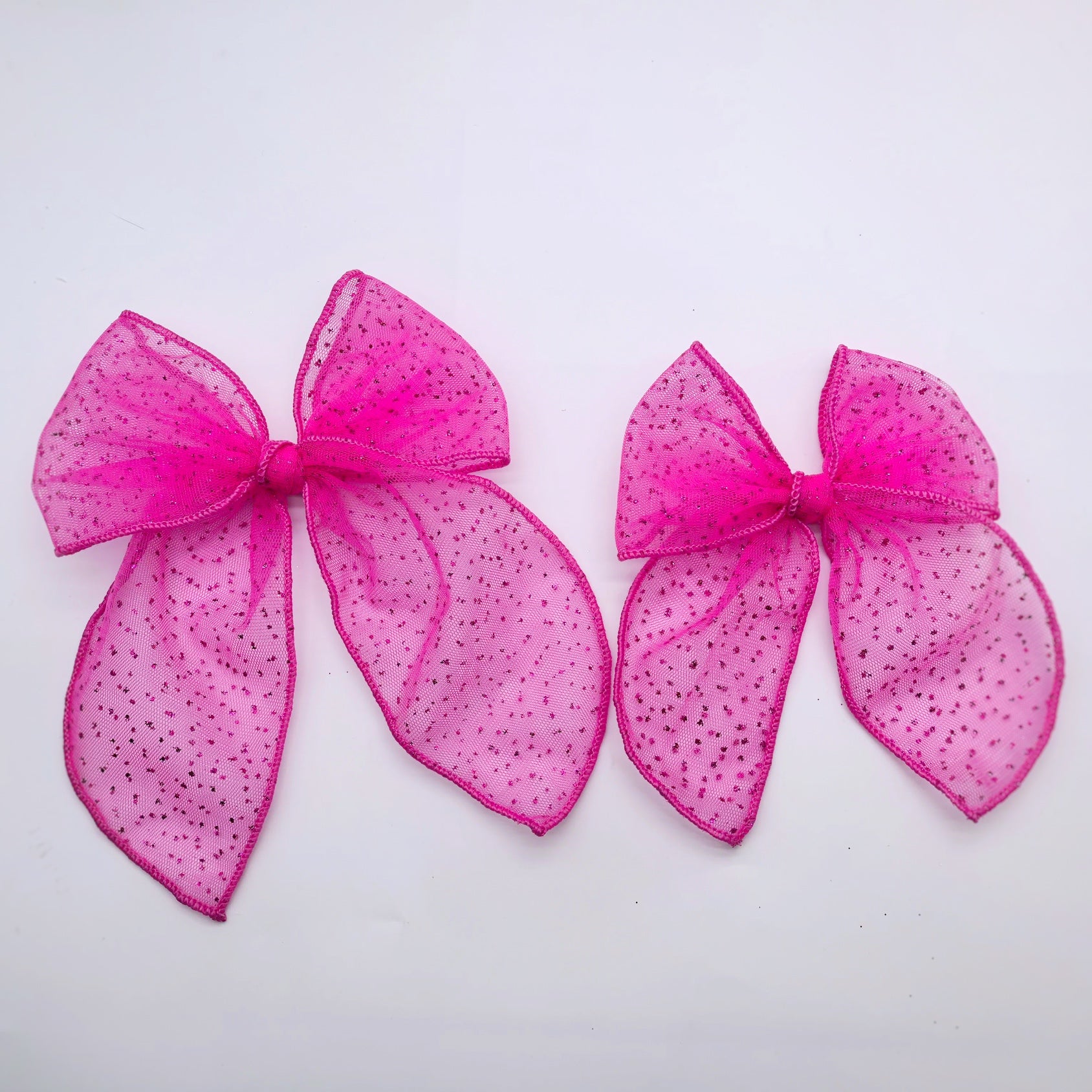 Glitter Dot Tulle Pre-Tied Bow Strip Collection