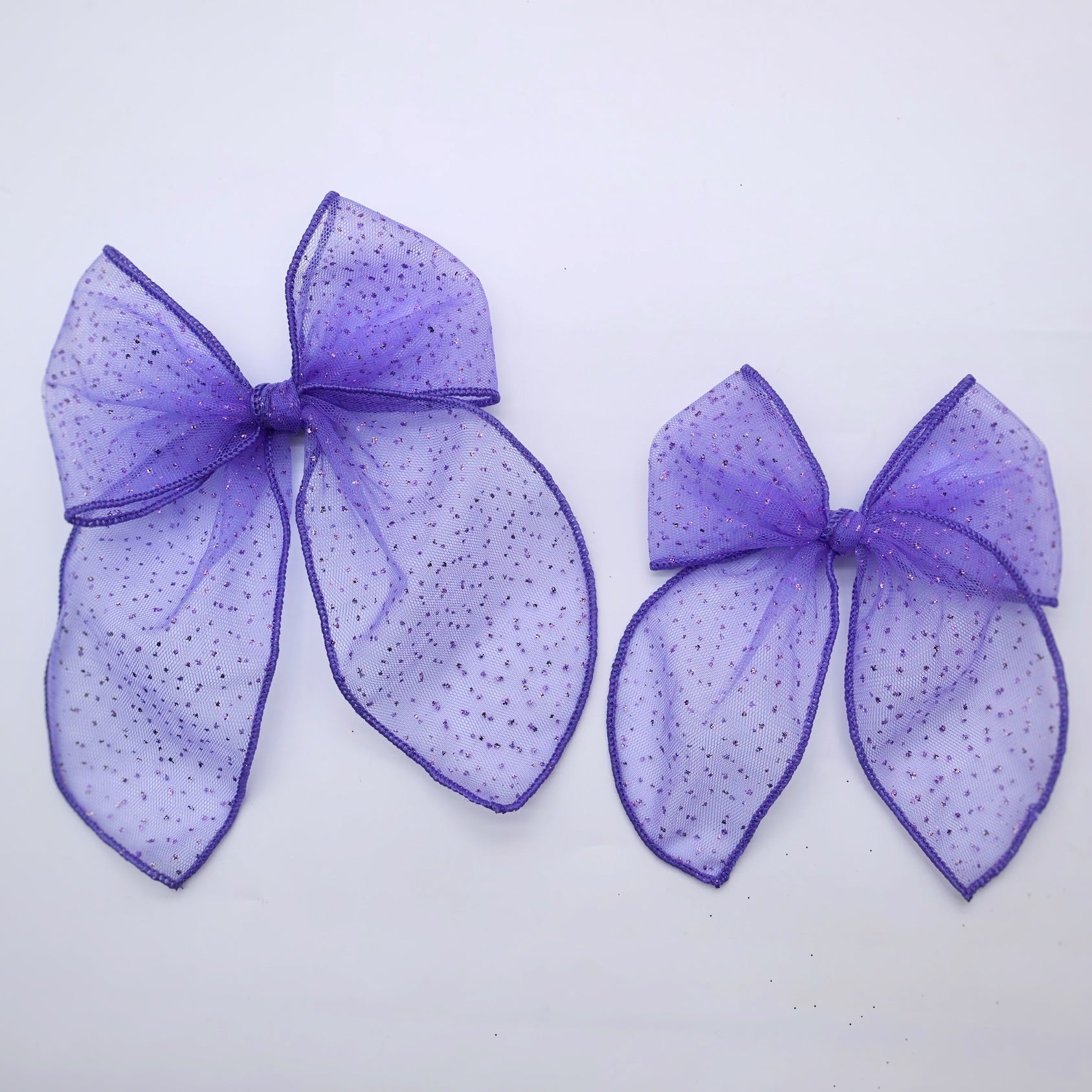 Glitter Dot Tulle Pre-Tied Bow Strip Collection