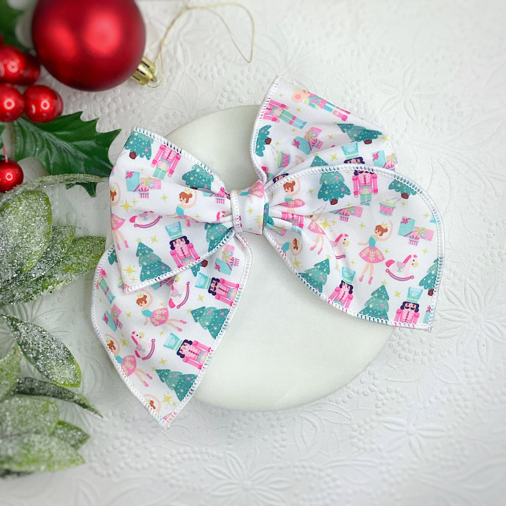 Nutcracker Ballet Bow Strip and Scrunchie Collection