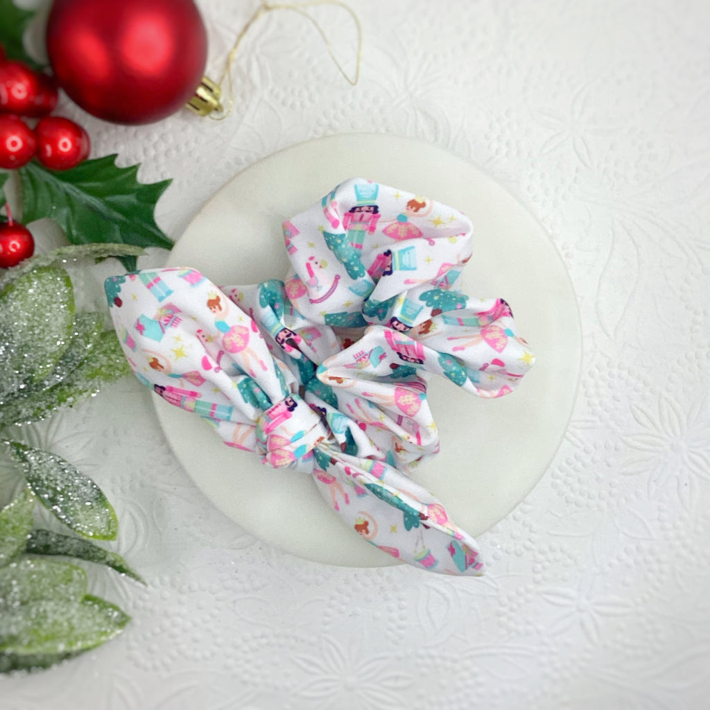 Nutcracker Ballet Bow Strip and Scrunchie Collection