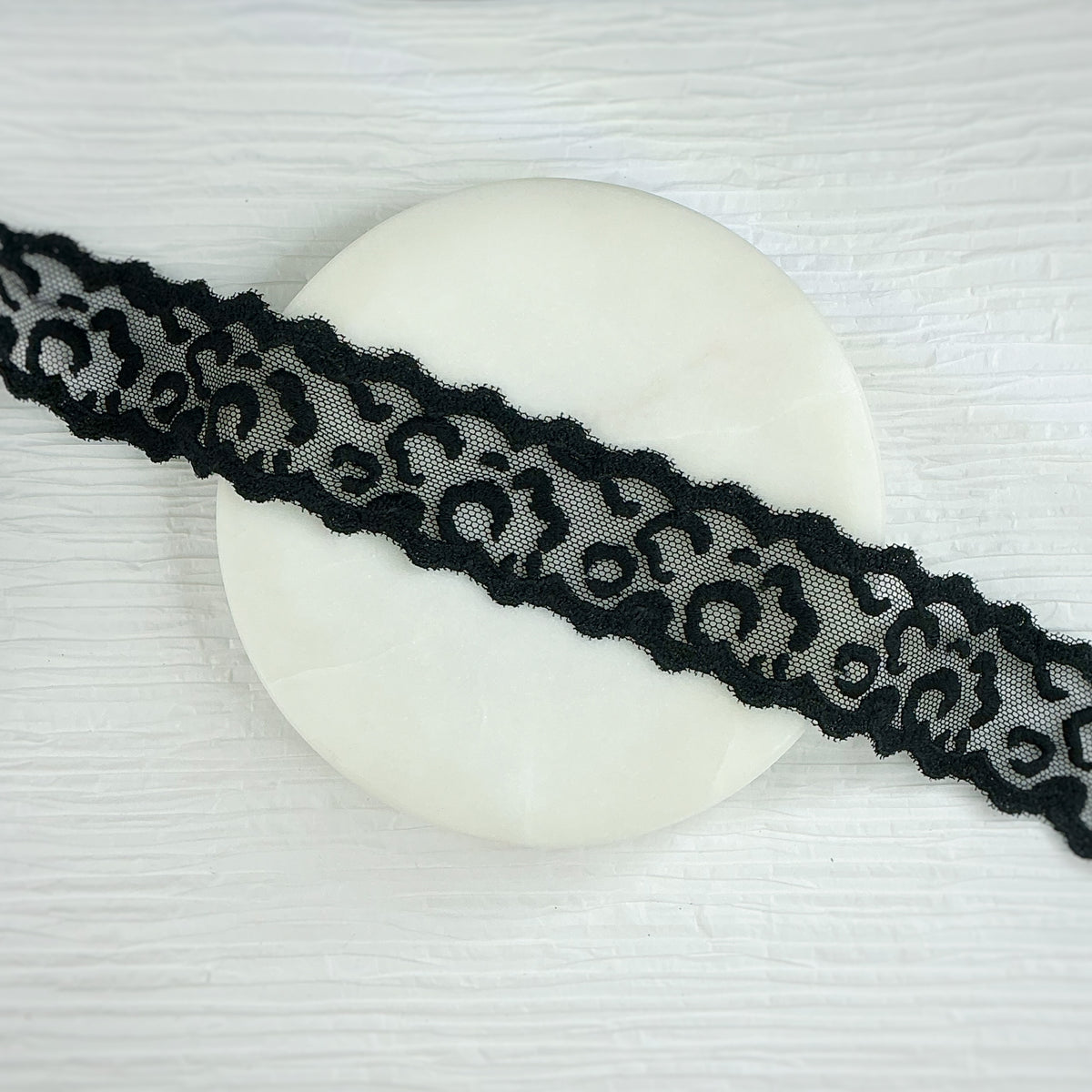 Custom Leopard Spots Lace Trim- RTS