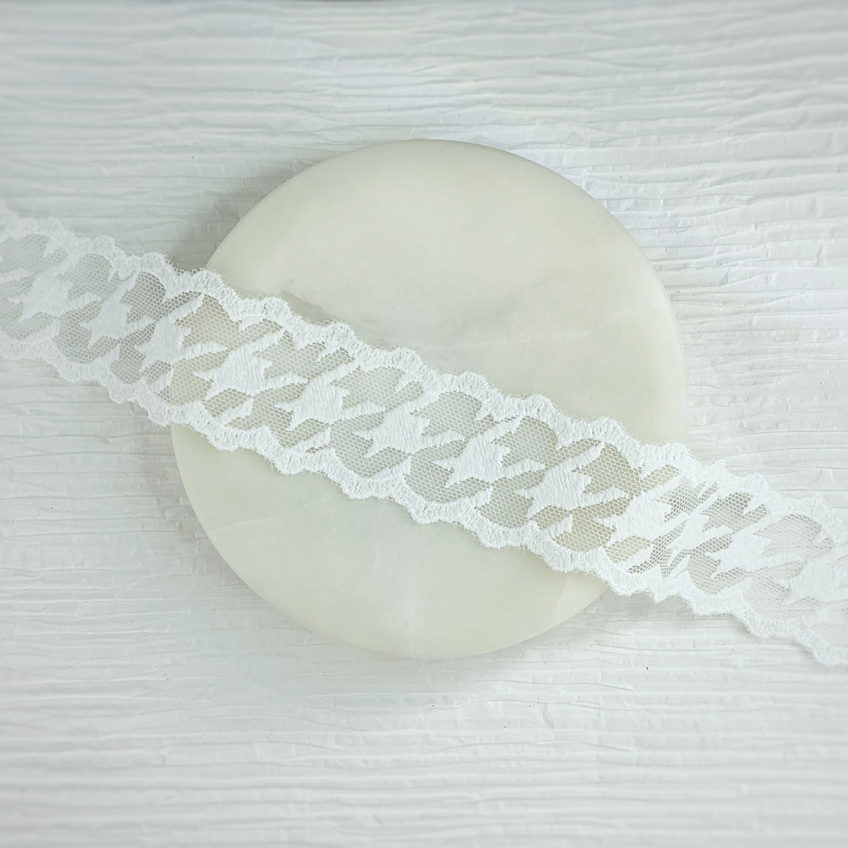 Custom Houndstooth Lace Trim- RTS