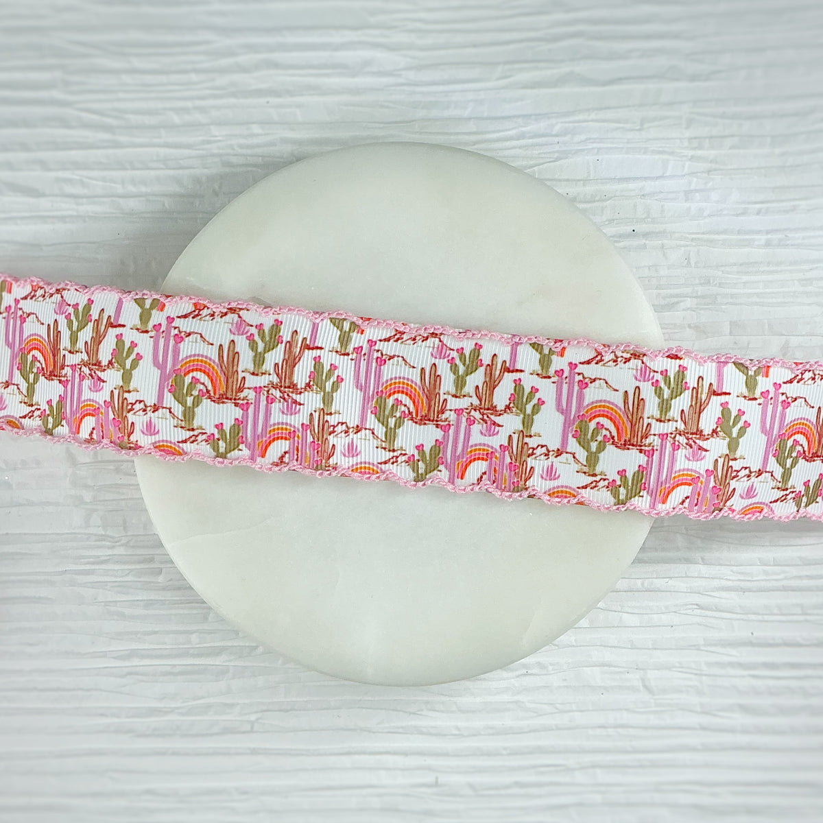 1.5” Vintage Western Moonstitch Ribbon by the Yard