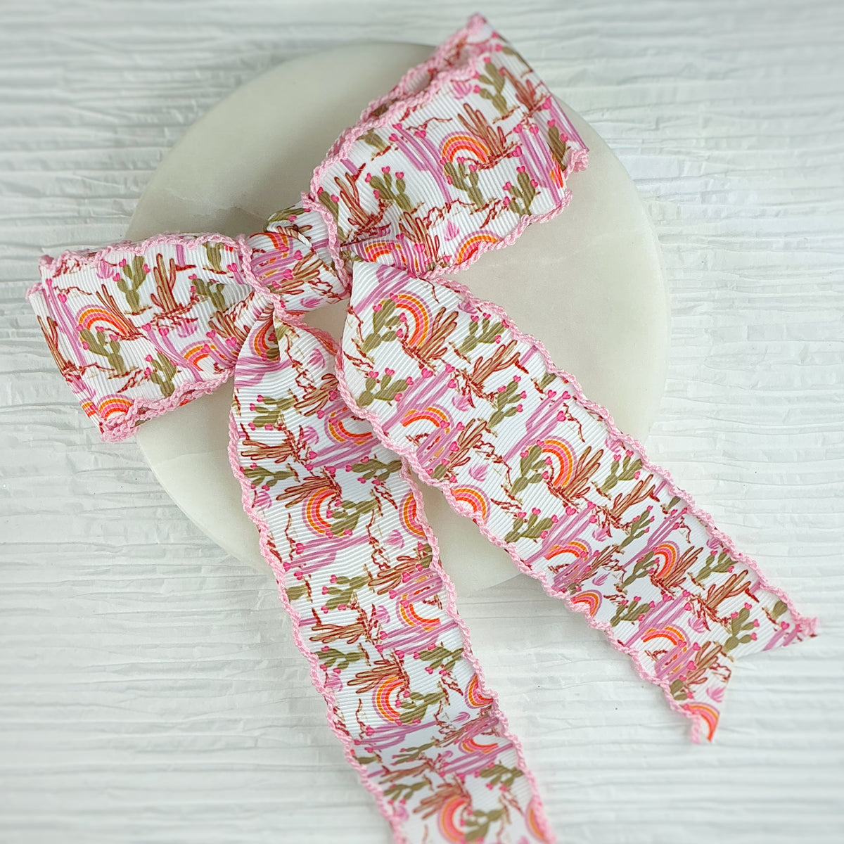 Vintage Western Finished Moonstitch Bows