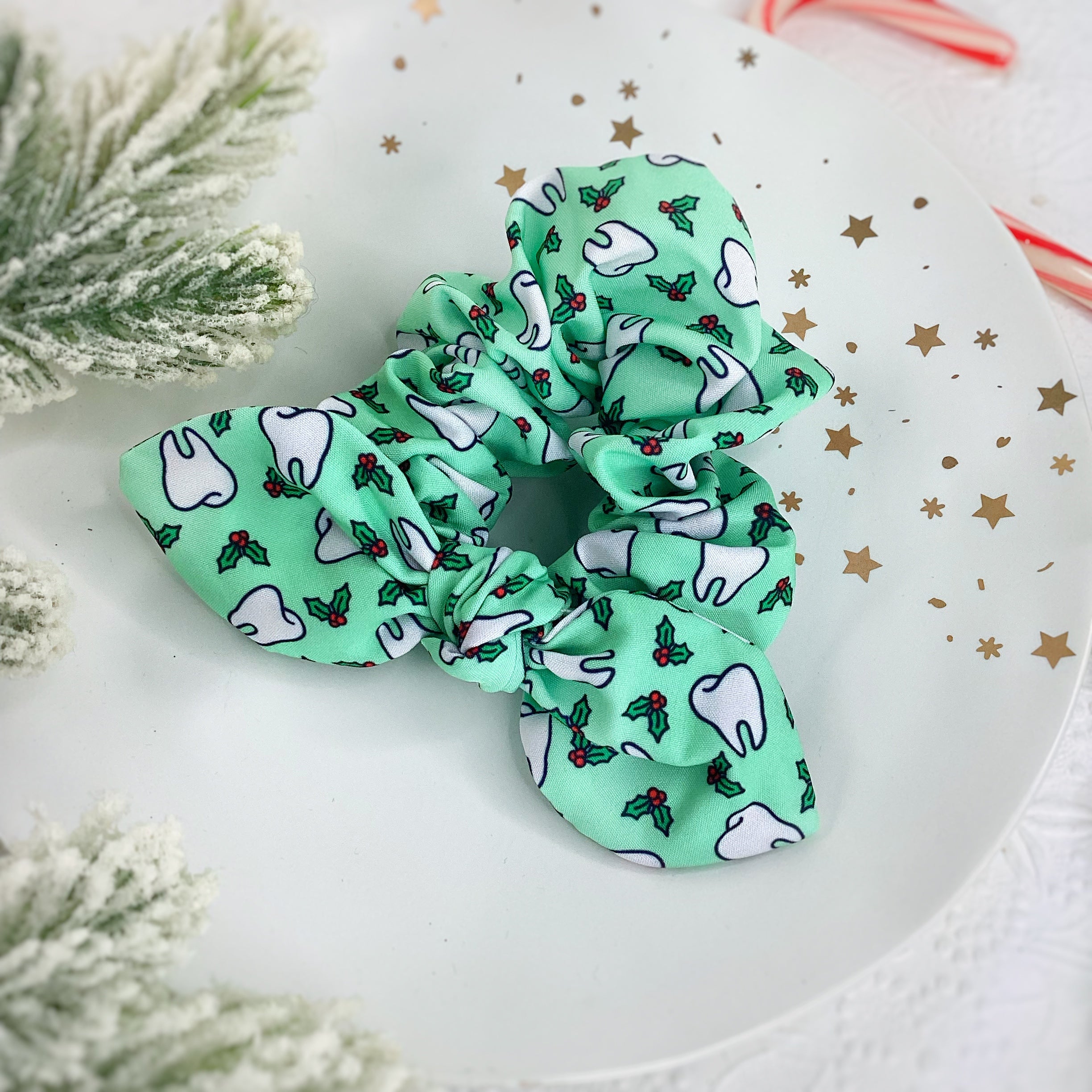 Christmas Dental Headband and Scrunchie Collection