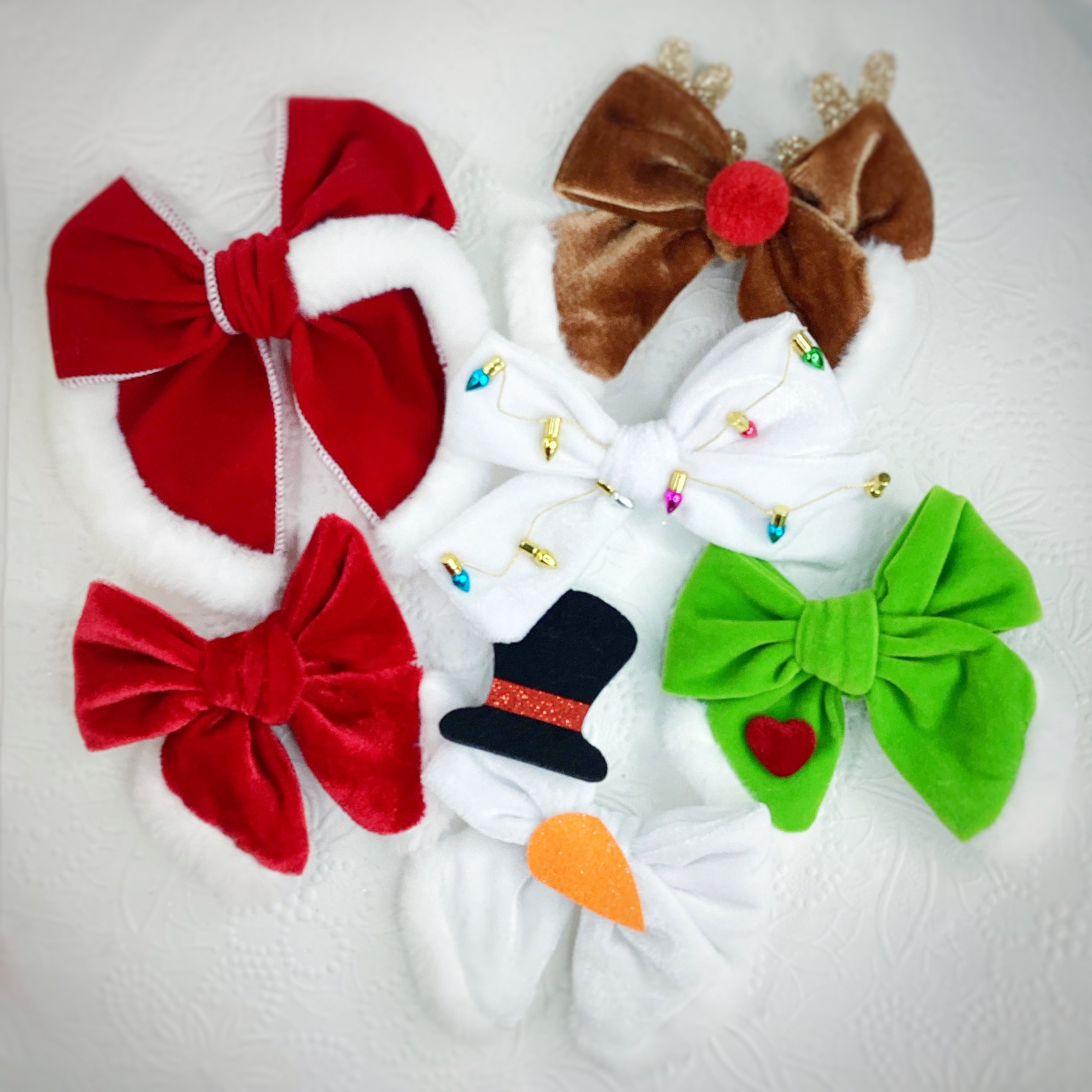 Twinkle Lights Finished Bow