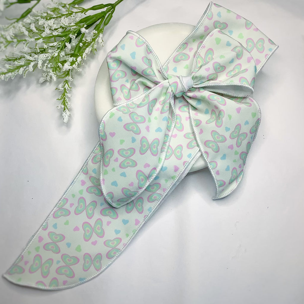Heart-Shaped Butterflies Quinn Scrunchie and Bow Collection