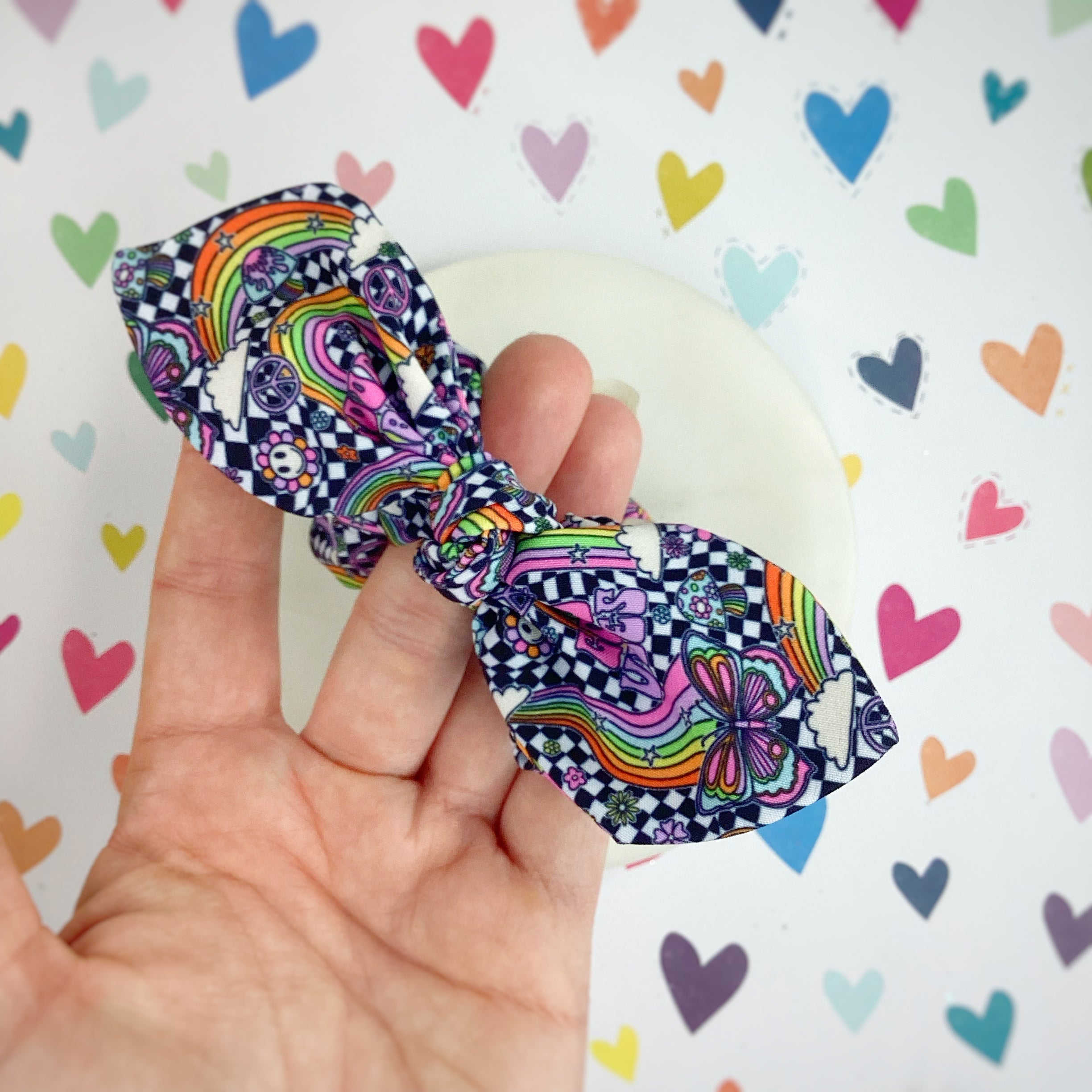 Good Vibes Bow Strip, Headband and Scrunchie Collection