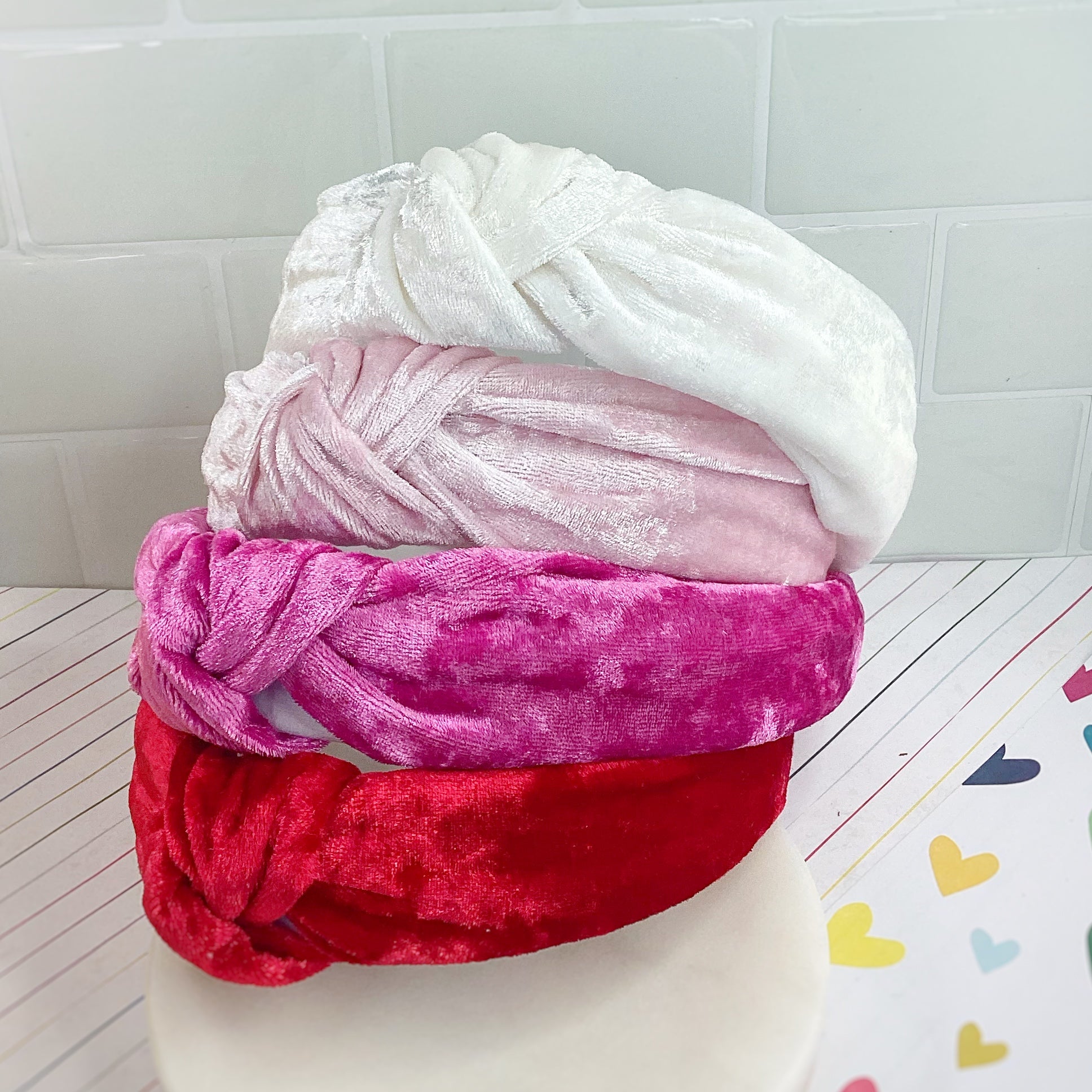 Crushed Velvet Headband and Bow Scrunchie Collections