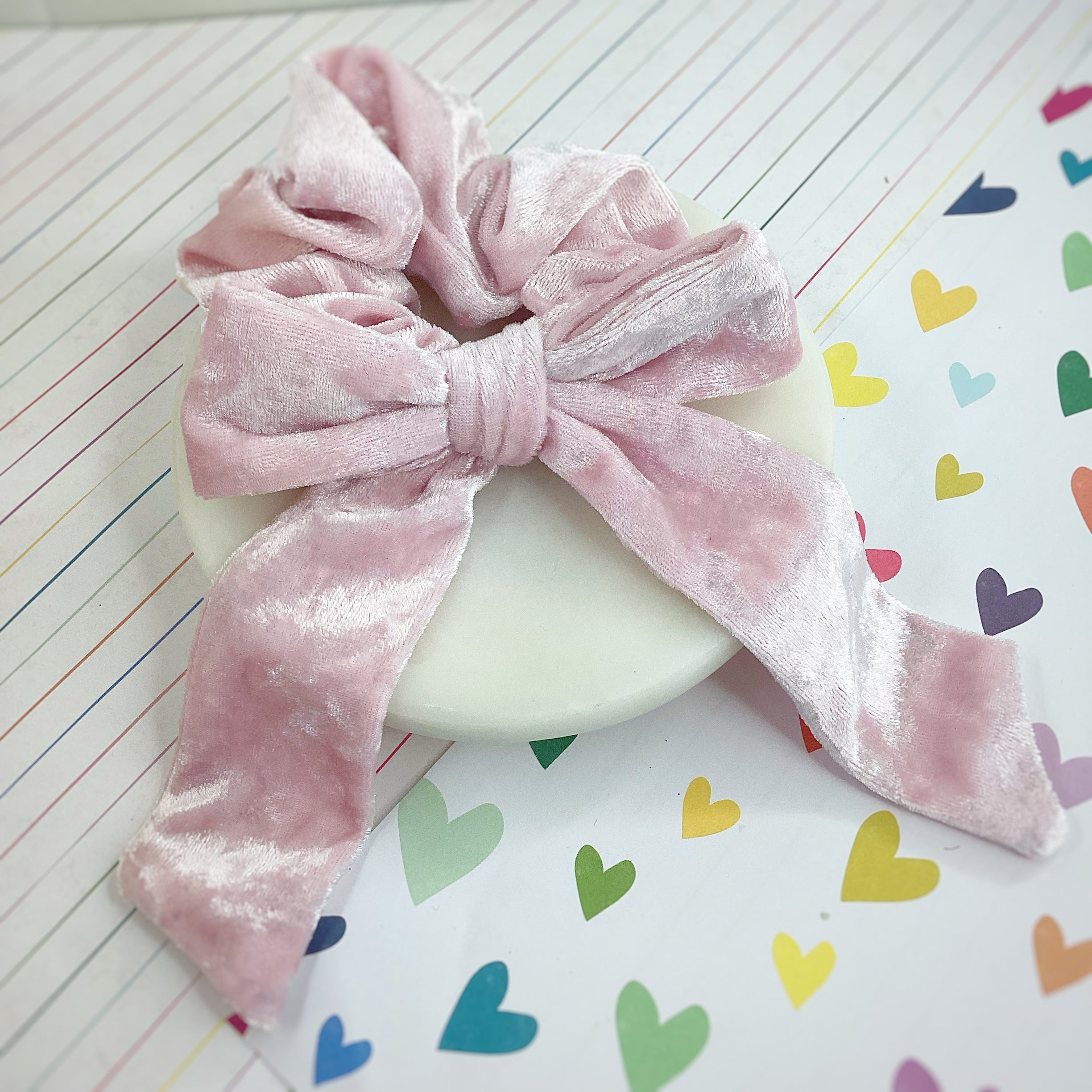 Crushed Velvet Headband and Bow Scrunchie Collections