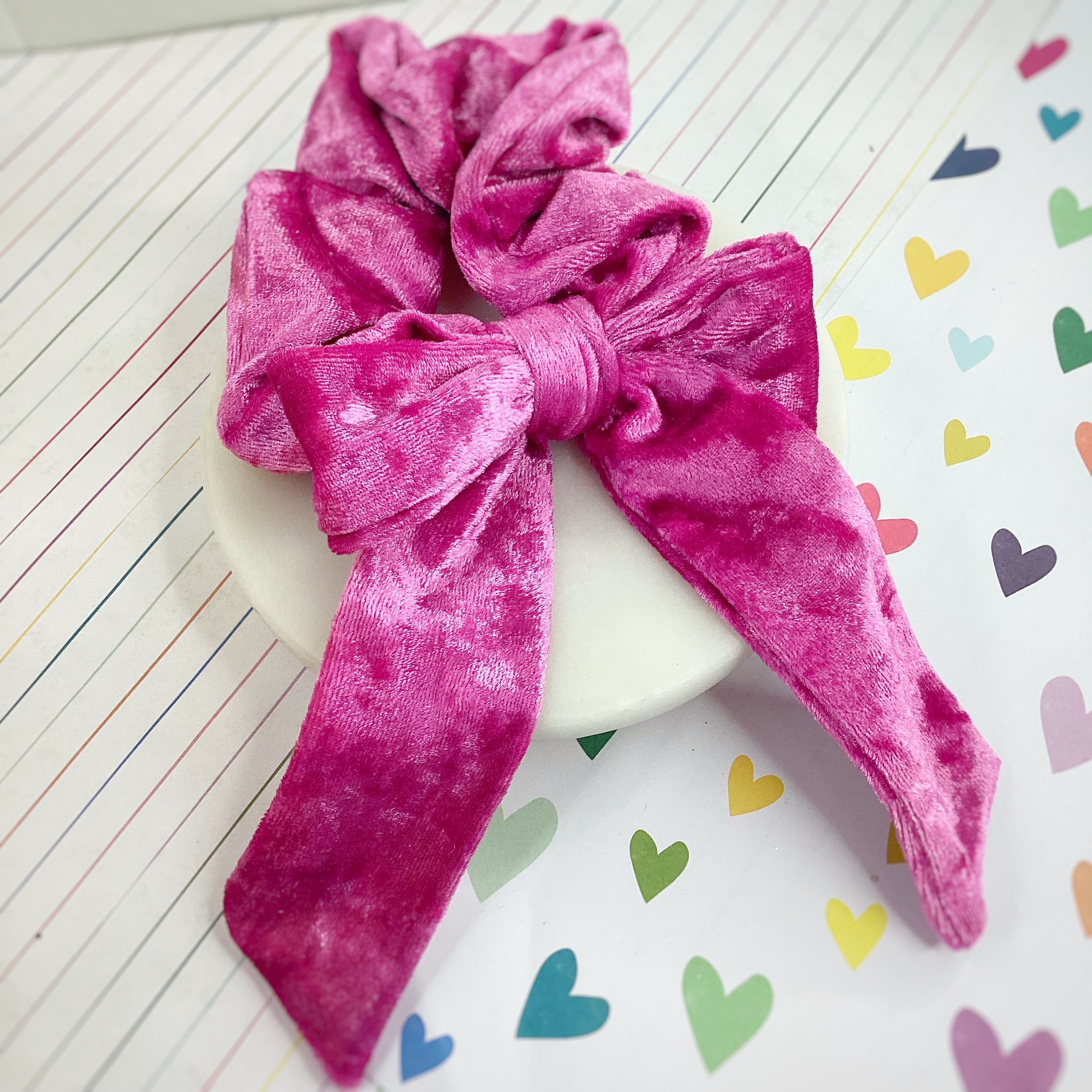 Crushed Velvet Headband and Bow Scrunchie Collections
