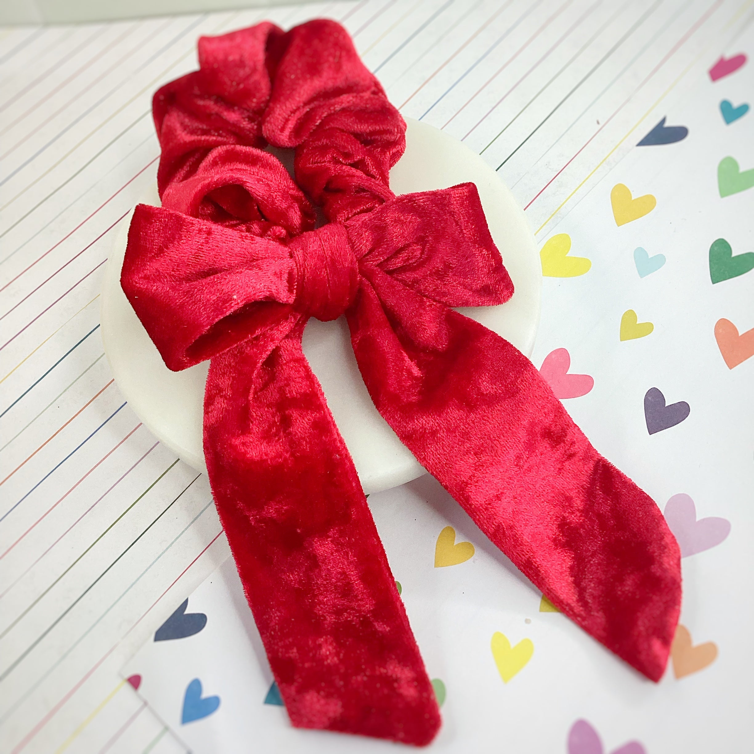 Crushed Velvet Headband and Bow Scrunchie Collections