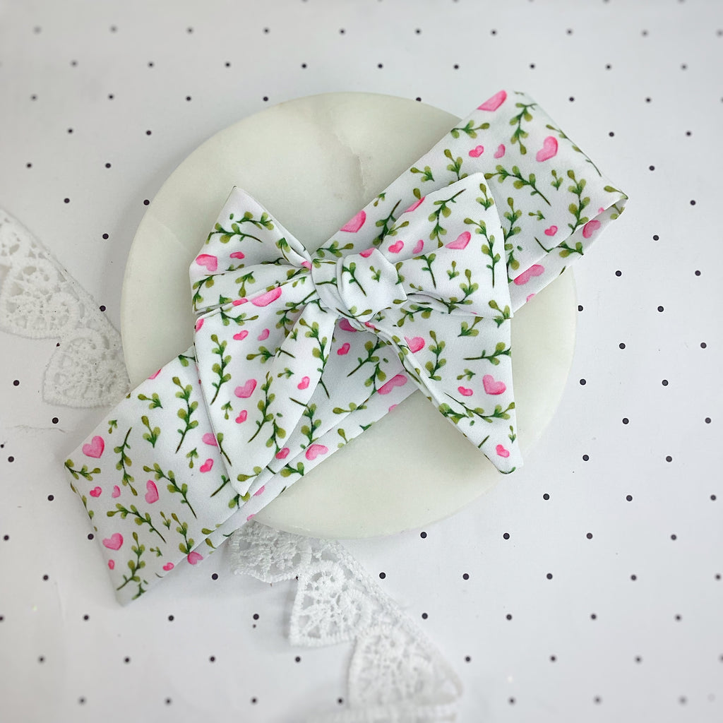 Garden of Love Bow Strip and Scrunchie Collection